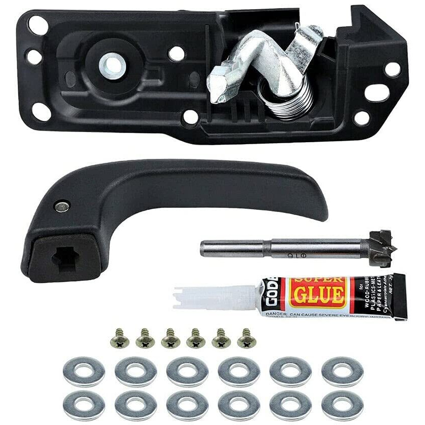 Lelecar 20833606 Driver Side Interior Door Handle For Chevy Silverado/Gmc Sierra 1500 2500 3500 2007-2013 Tahoe/Yukon 2007-2014 Escalade 2007-2011 Replaces 20871488 80374