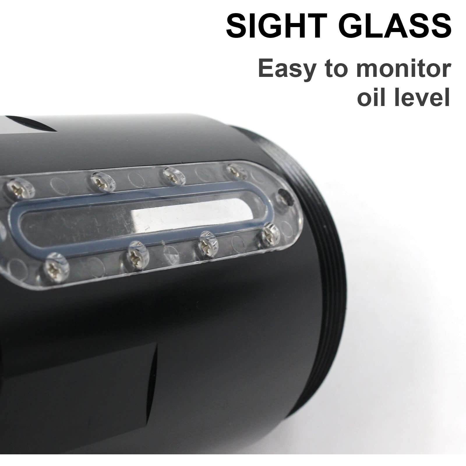 Oil Catch Can Passenger Side Oil Separator Tank With Breather Filter  Sight Glass Fits Ford F150 5.0L/2.7Eb/3.5Eb 2011-2021  Raptor 3.5L Ecoboost 2017-2021  Expedition 3.5L Ecoboost 2018-2021