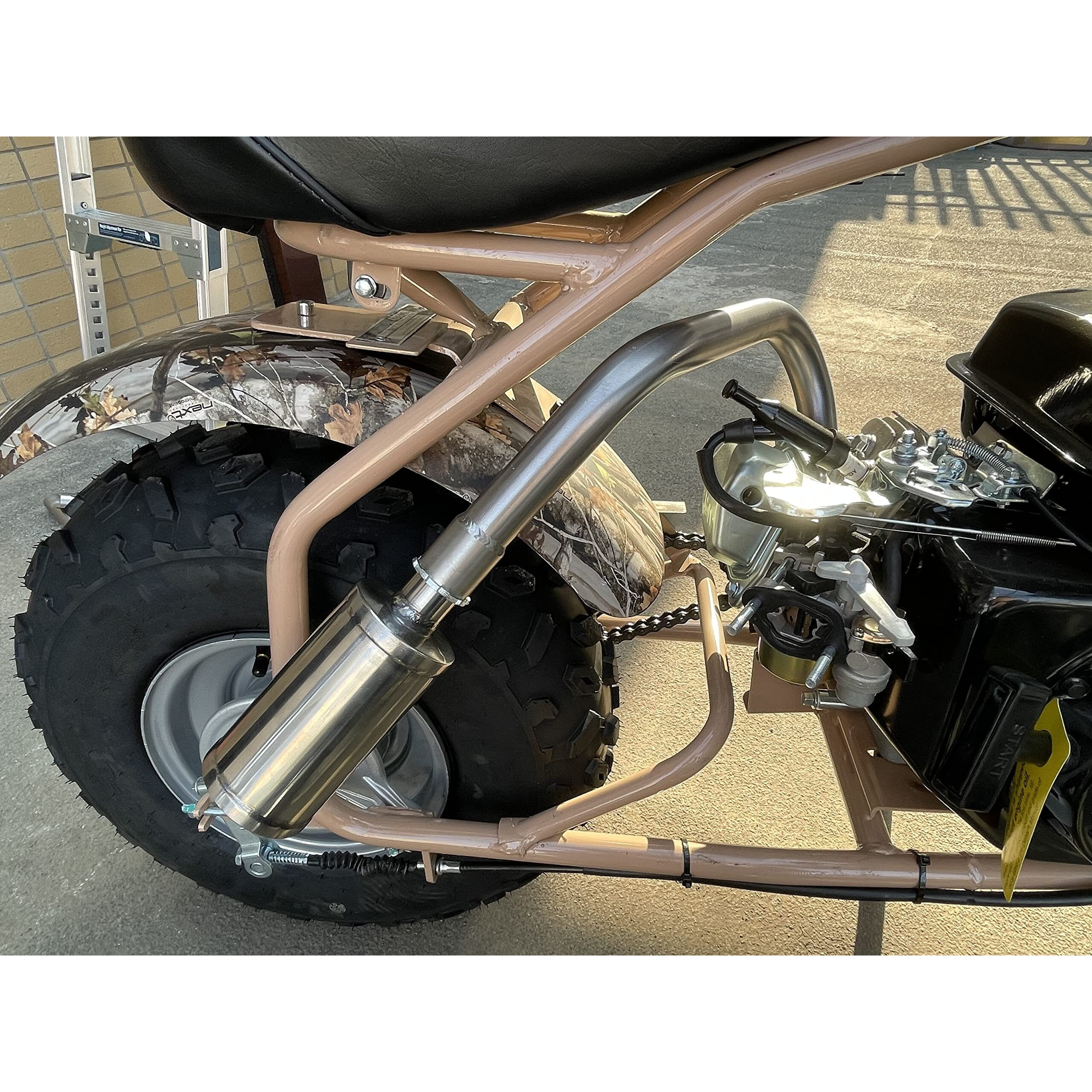 Exhaust Muffler For Predator 196Cc 212Cc Go Kart Mini Bikes For Coleman Ct200U-Ex Bt200X For Coleman Ct100U / Cc100X Mini Bike & For Honda Gx160 Gx200