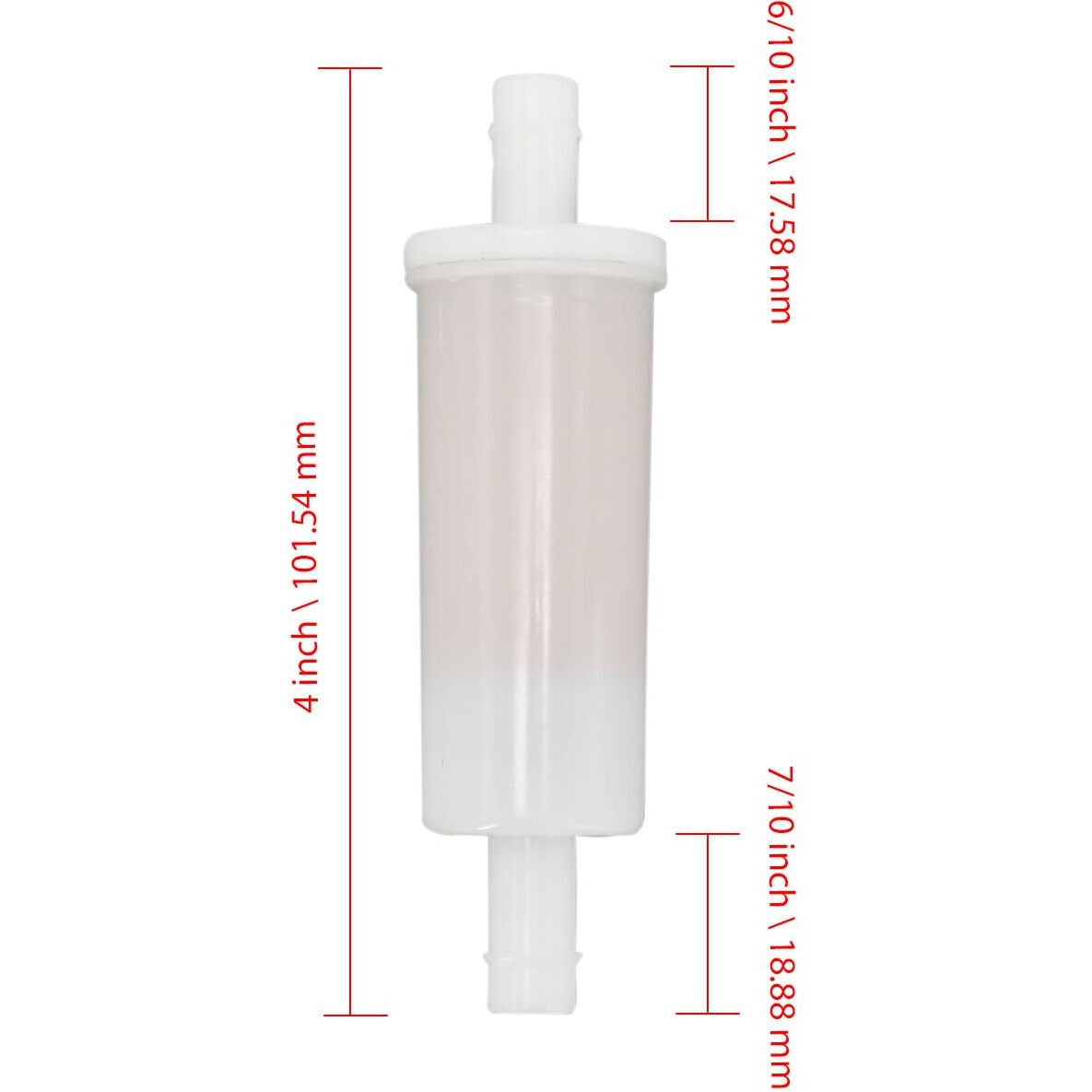 Molloparts Breather Filter In Line 2530029 2 Pcs Compatible With Polaris Sportsman 335 400 450 500 600 700 Ranger Scrambler 500 Magnum Worker Big Boss Xpedition 425 Diesel 455 Atp 500