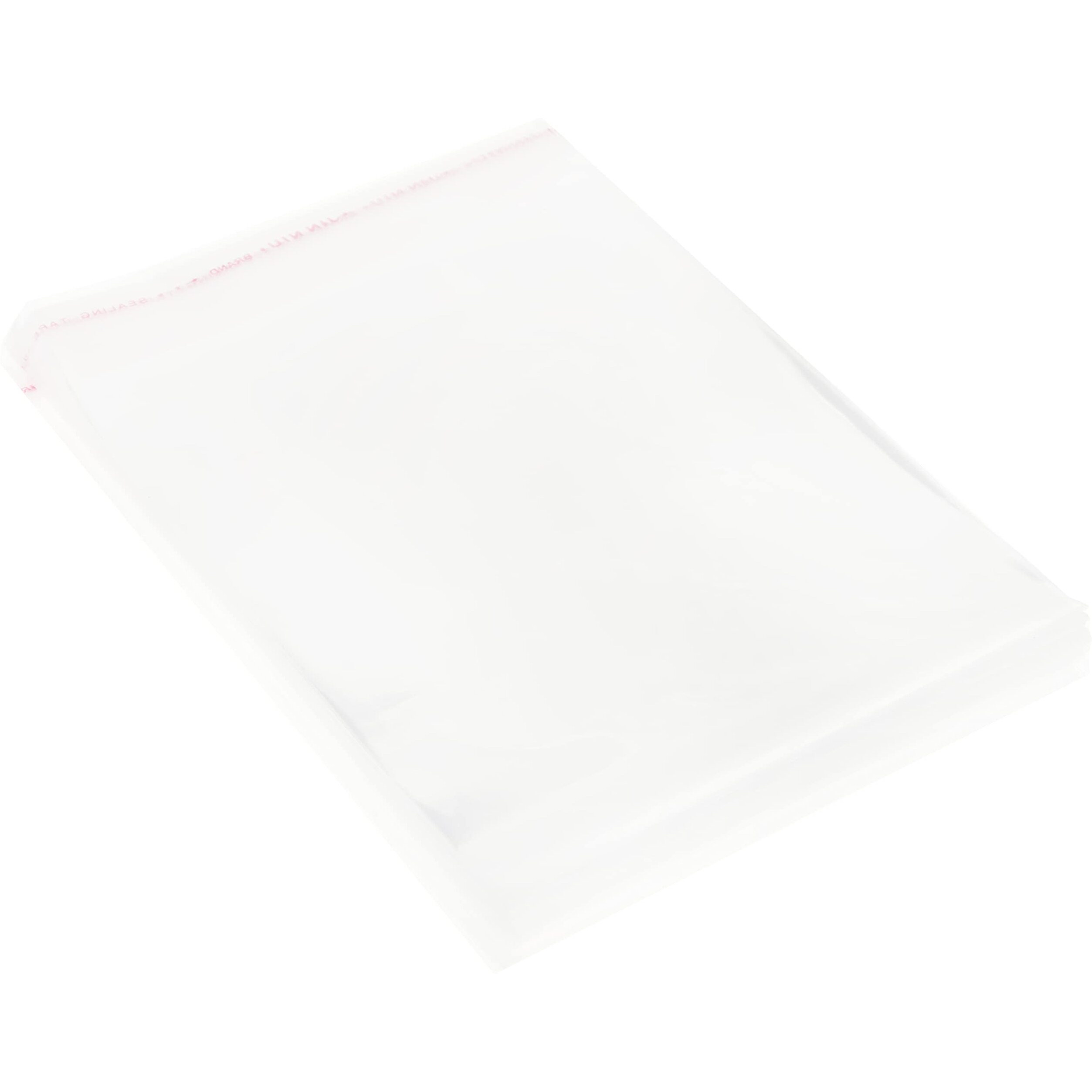 Patty Both 100 Pcs 4 5/8 X 5 3/4 Clear A2+ Card Resealable Cello / Cellophane Bags (Fit One A2 Size Card W/ Envelope)