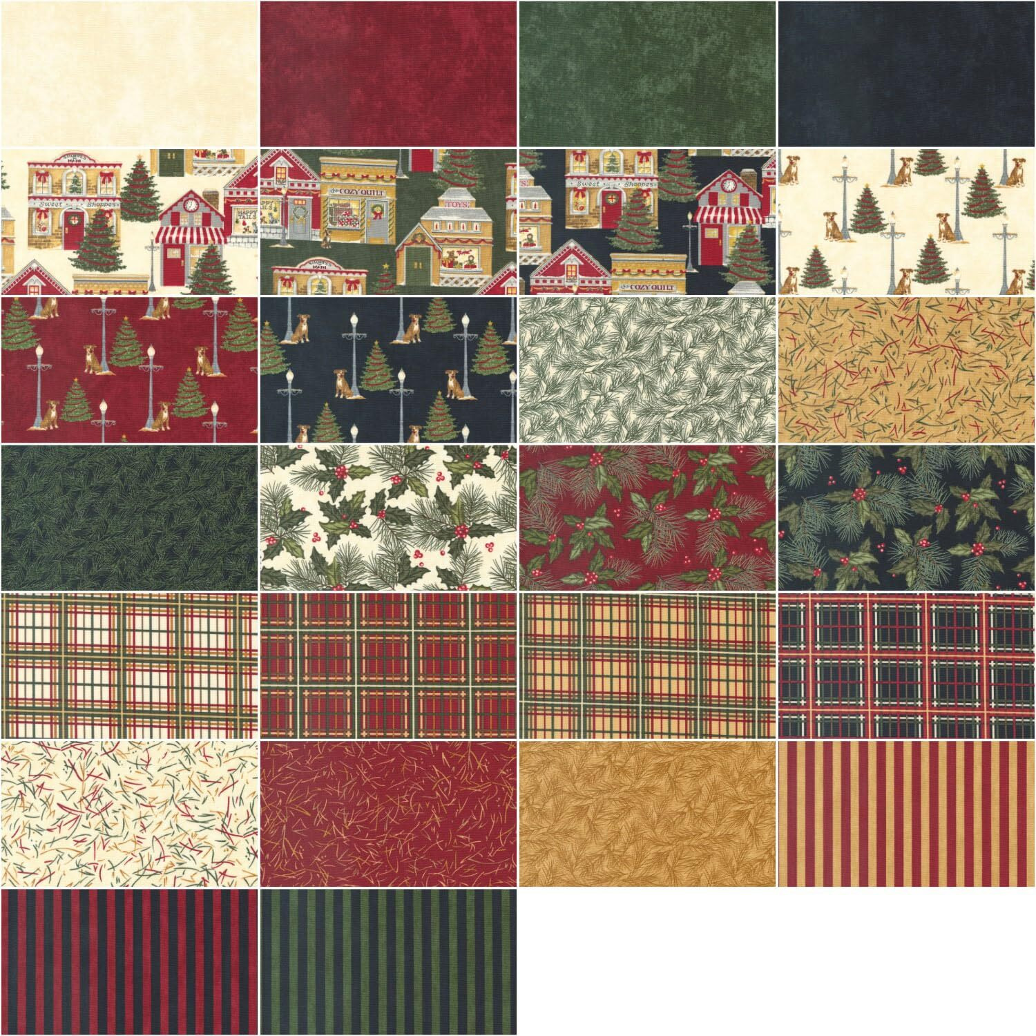 Holly Taylor Shoppes On Main 26 Fat Quarters Moda Fabrics 6920Ab