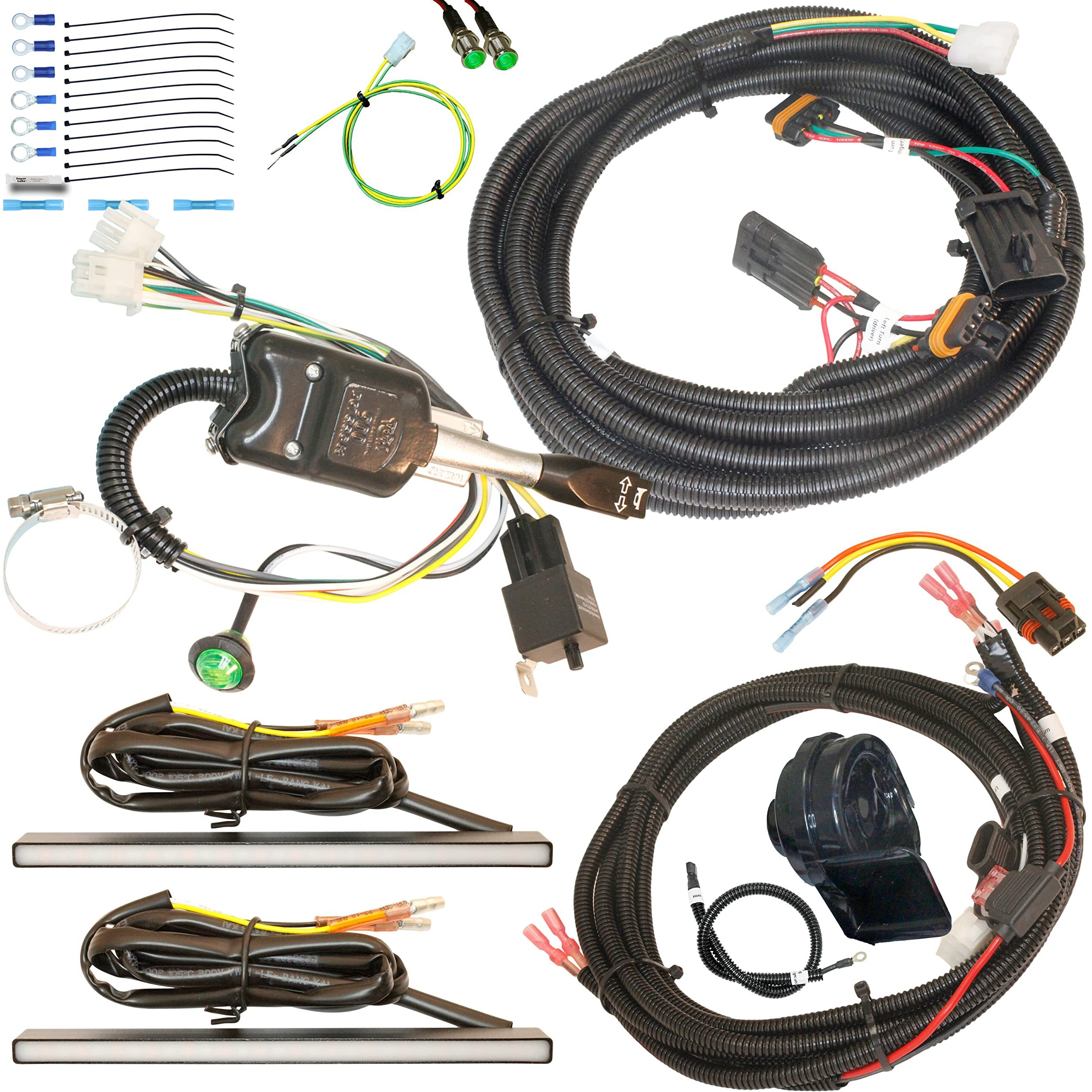 Mcsadventures Street Legal Plug And Play Turn Signal Horn Kit For 14+ Polaris Rzr 1000  19+ Ranger Xp 1000
