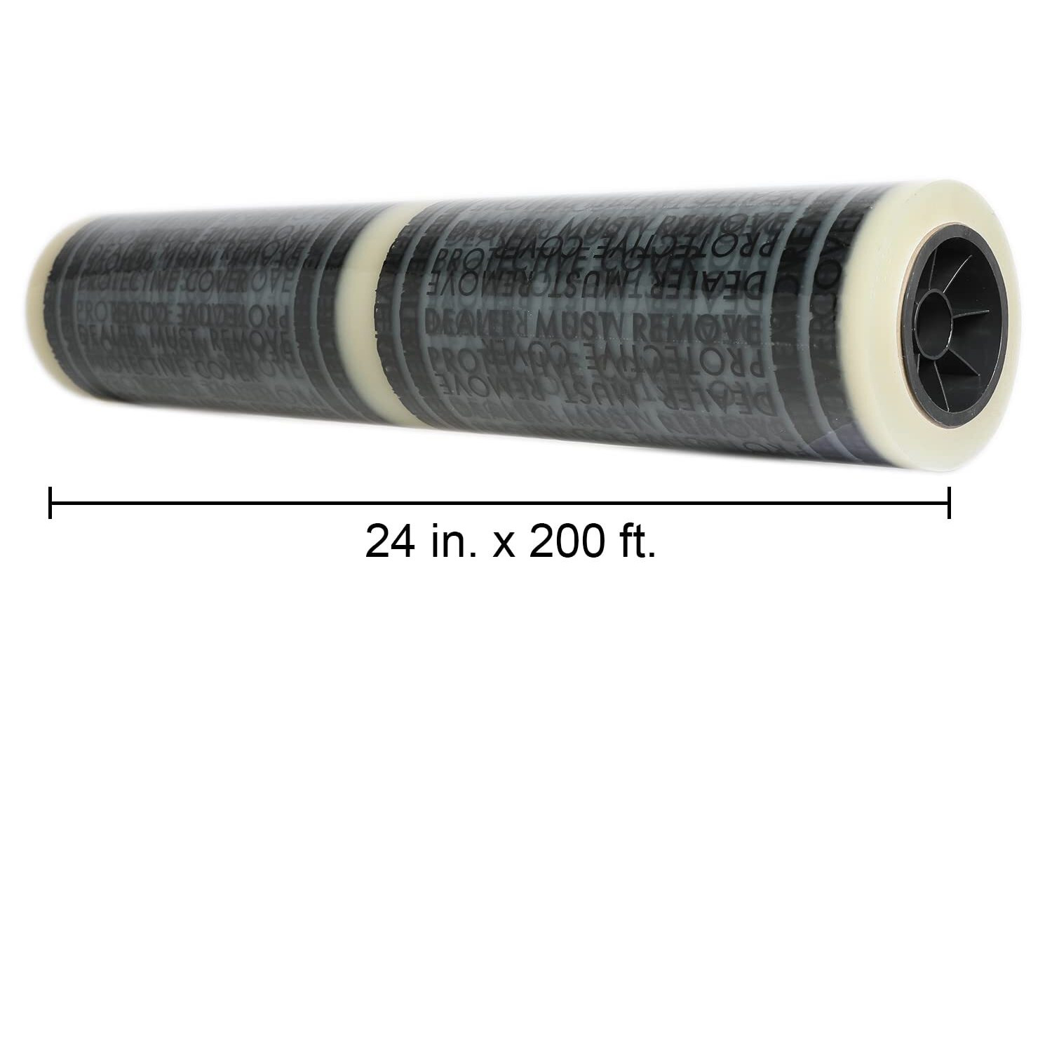 Ritiden 4 Mil Adhesive Car Carpet Protector Film Roll  Sticky Car Floor Mats Protector Cover Sheets  24"" X 200'