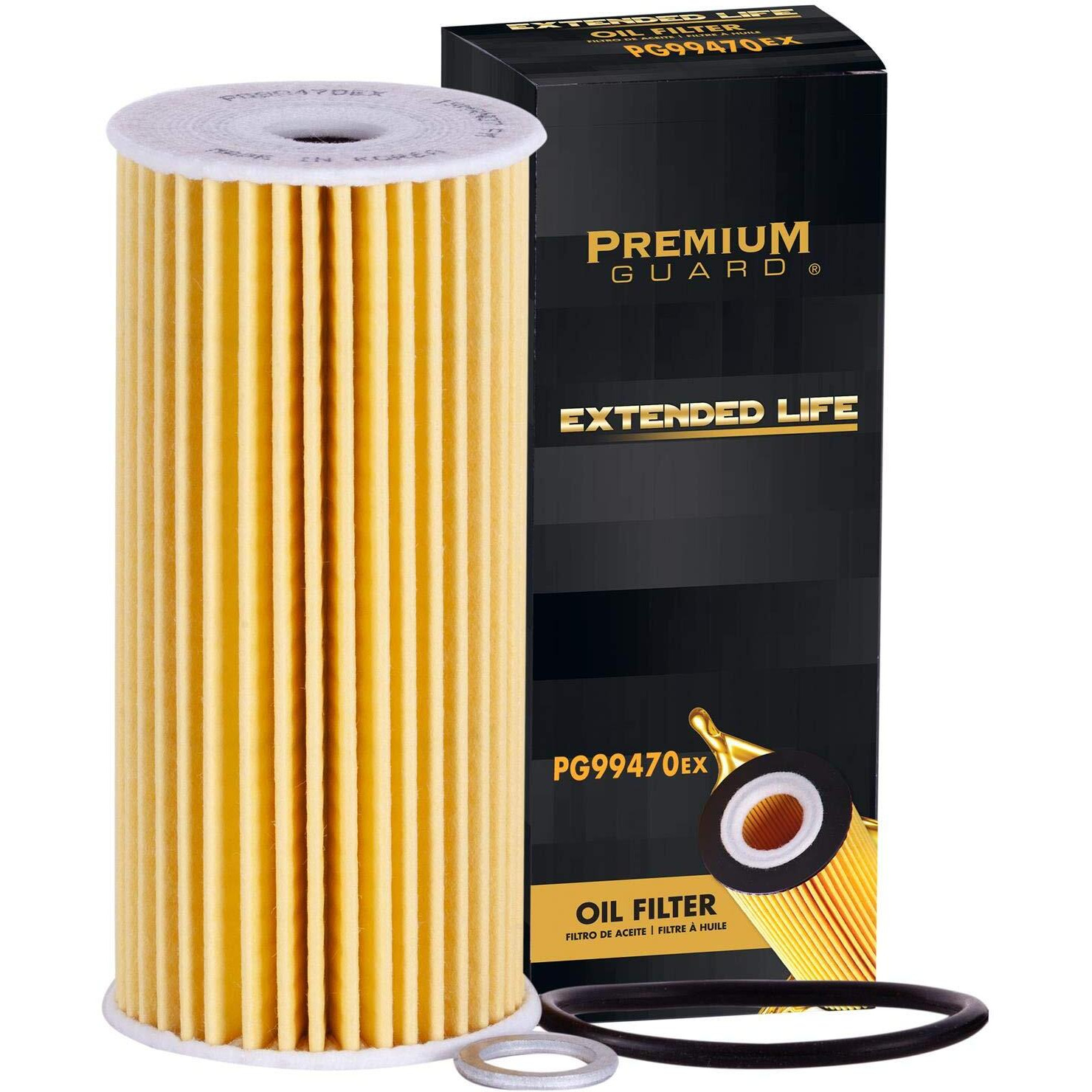 Pg99470Ex Extended Life Oil Filter Up To 10 000 Miles | Fits 2023-18 Kia Stinger  2020-19 K900  2023-19 Genesis G70  G80  G90
