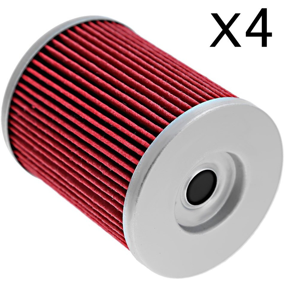 Oil Filter Replacement For Can-Am Outlander 330 400 450 500 570 650 800 850 1000 Replace 420256188 711256188 Kn152 Hf152 (4Pcs)