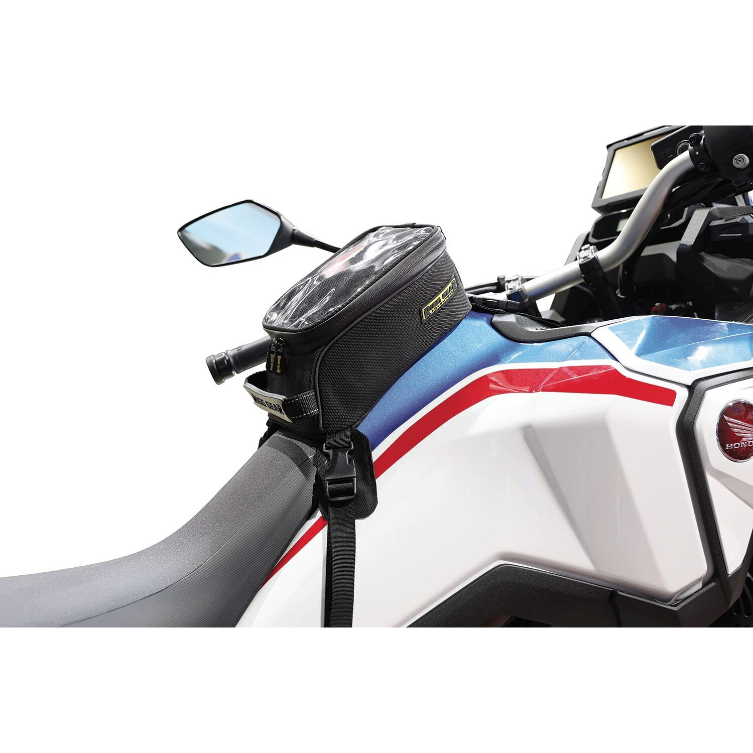 Nelson-Rigg Trails End Lite Motorcycle Tank Bag  Compact Size Fits Most Enduro  Dual Sport And Adventure Motorcycles.