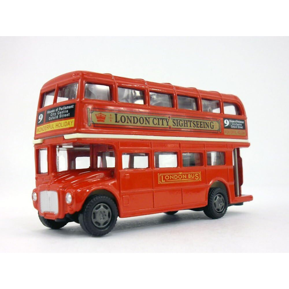 5 Inch London City Sightseeing Double Decker Tour Bus Scale Diecast Metal Model