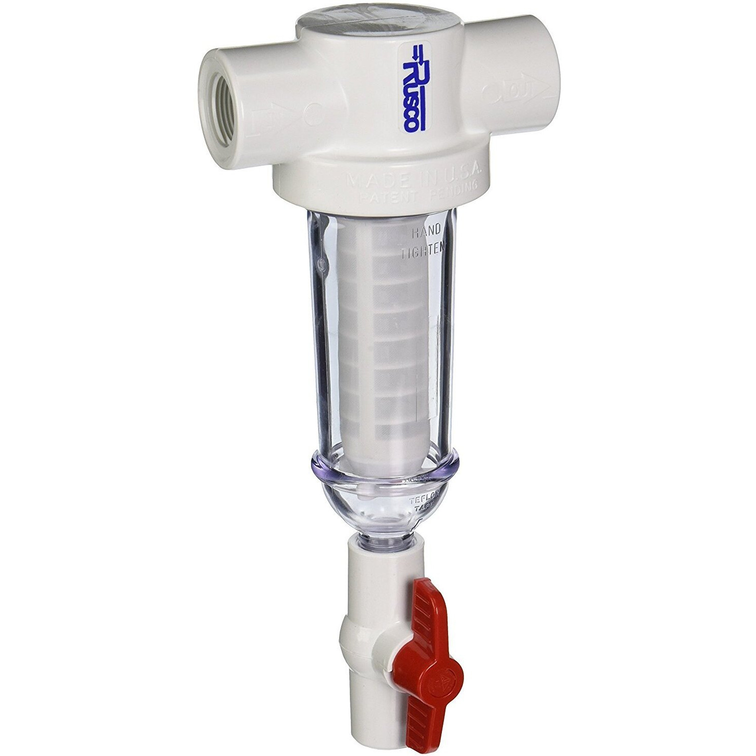 Rusco / Vu-Flow 3/4 Inch 100 Mesh Spin Down Sediment Water Filter 20 Gpm With One Additional Replacement Screen