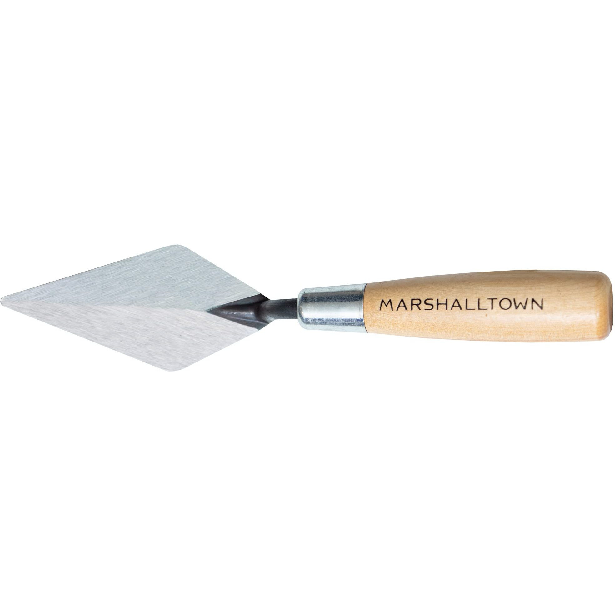 Marshalltown Archaeology Pointing Trowel  4 X 2 Inch London Pattern Blade  High Carbon Steel  Wood Handle  Made In The Usa  46 114S