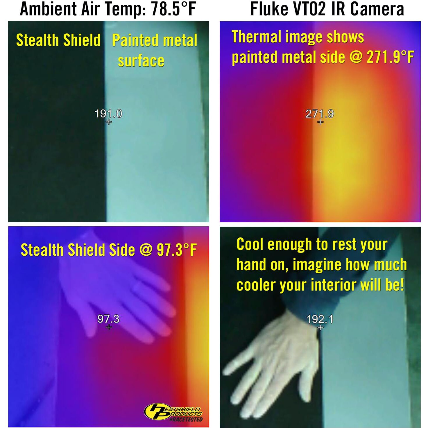 Heatshield Products 810001 Hp Stealth Shield 1/8"" X 24"" X 53""