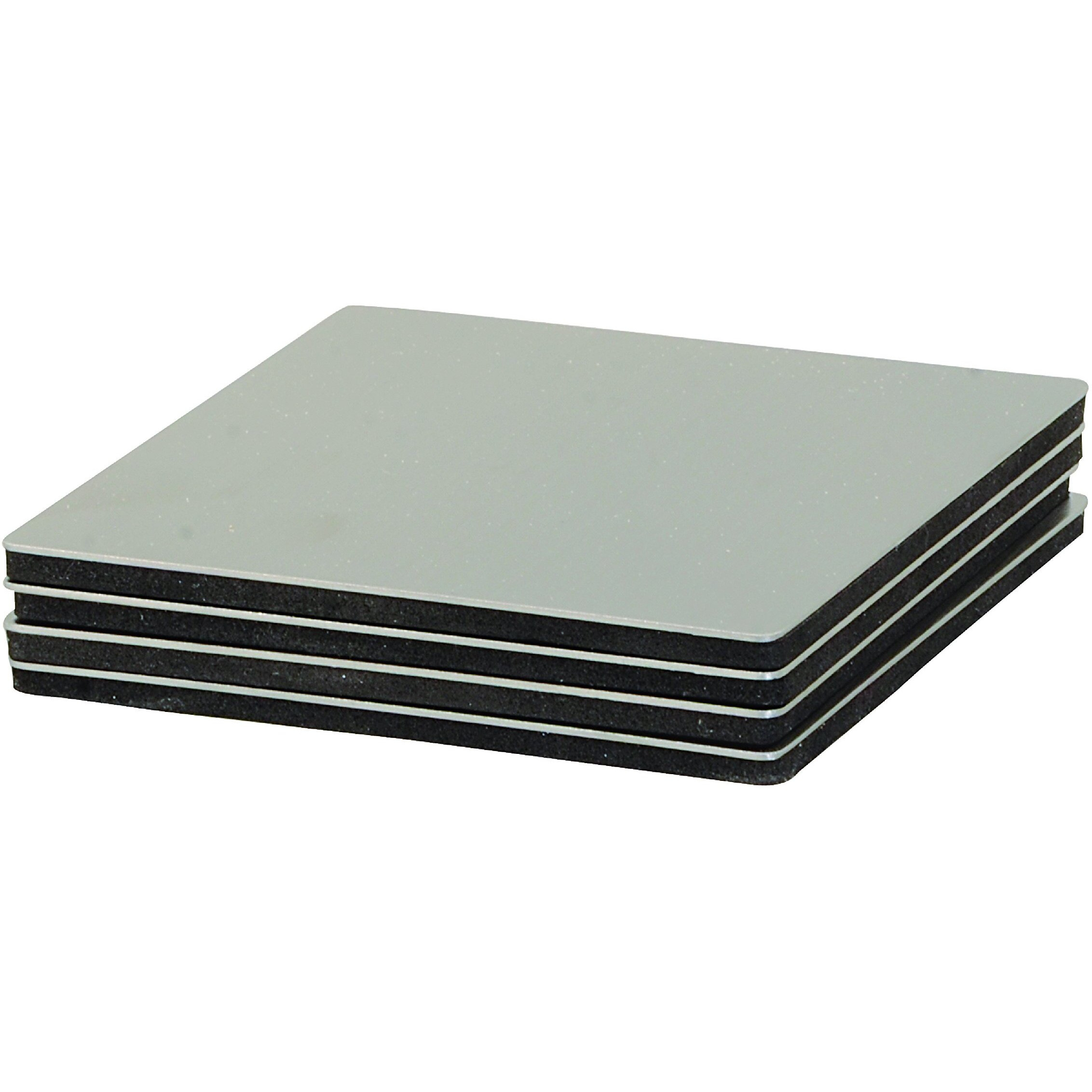 Thirsty Rhino Merendo Stainless Steel Beverage Coaster (Square Set Of 4)