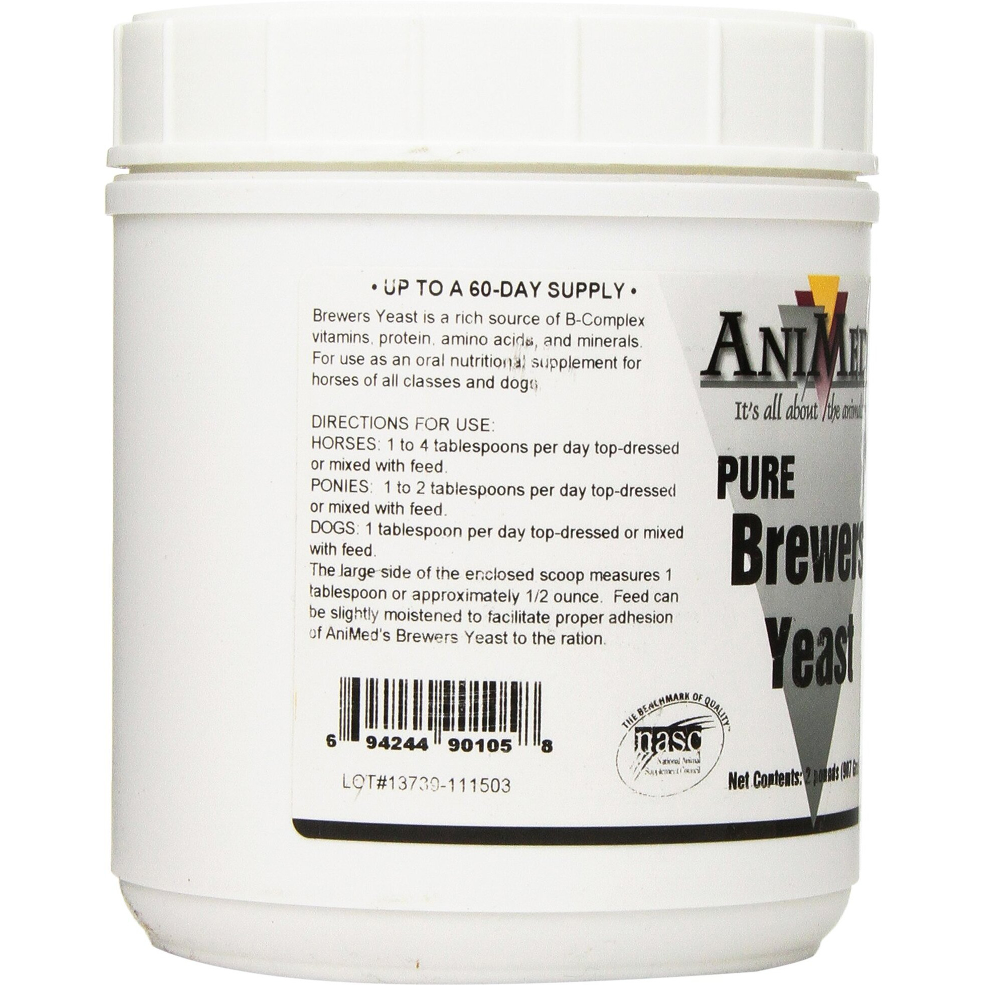 Animed Brewers Yeast Pure (2 Lb)_Dx