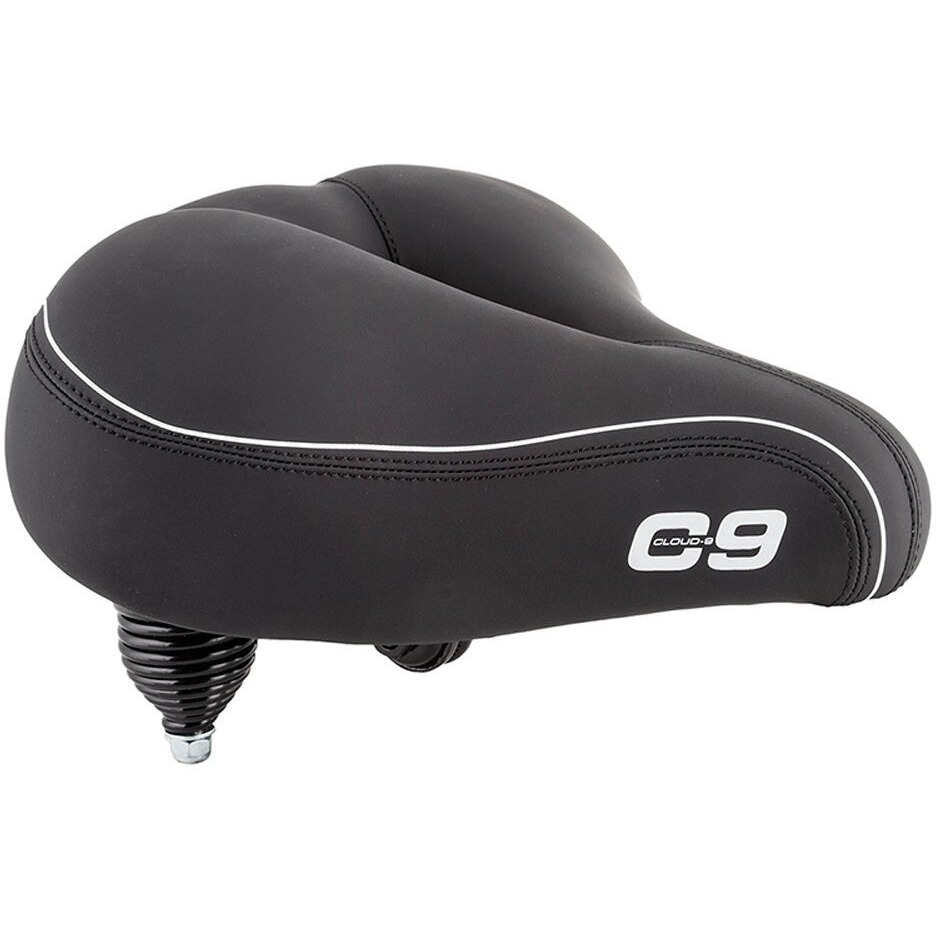 Cloud-9 Cruiser Select Saddle  10.5"" X 10.75""  Black Soft Touch Vinyl