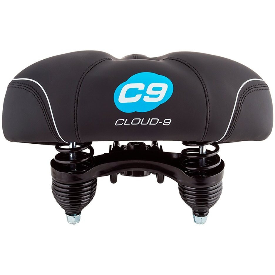 Cloud-9 Cruiser Select Saddle  10.5"" X 10.75""  Black Soft Touch Vinyl