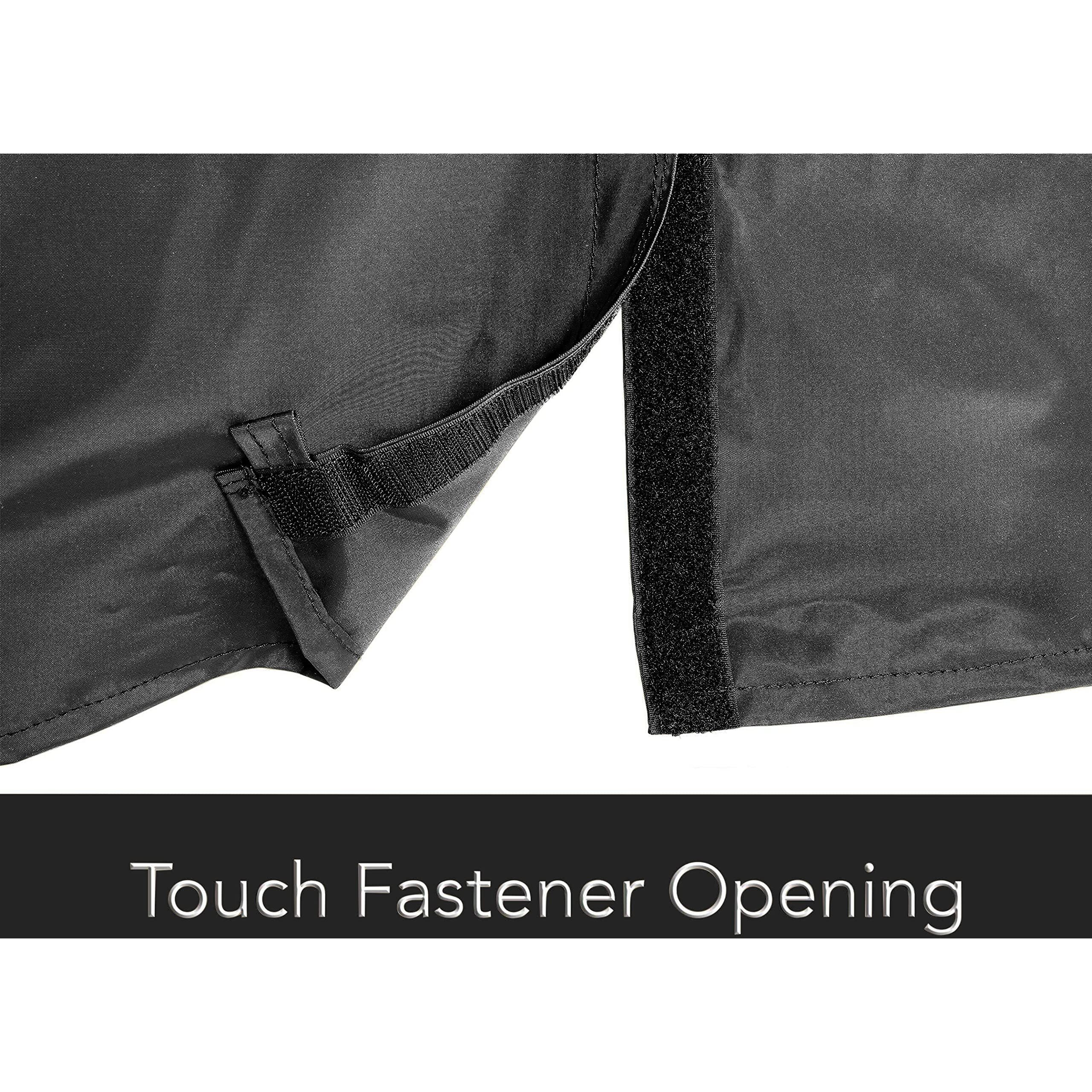 Covermates Air Hockey Table - Light Weight Material  Weather Resistant  Outdoor Living Cover  84W X 44D X 15H  Black