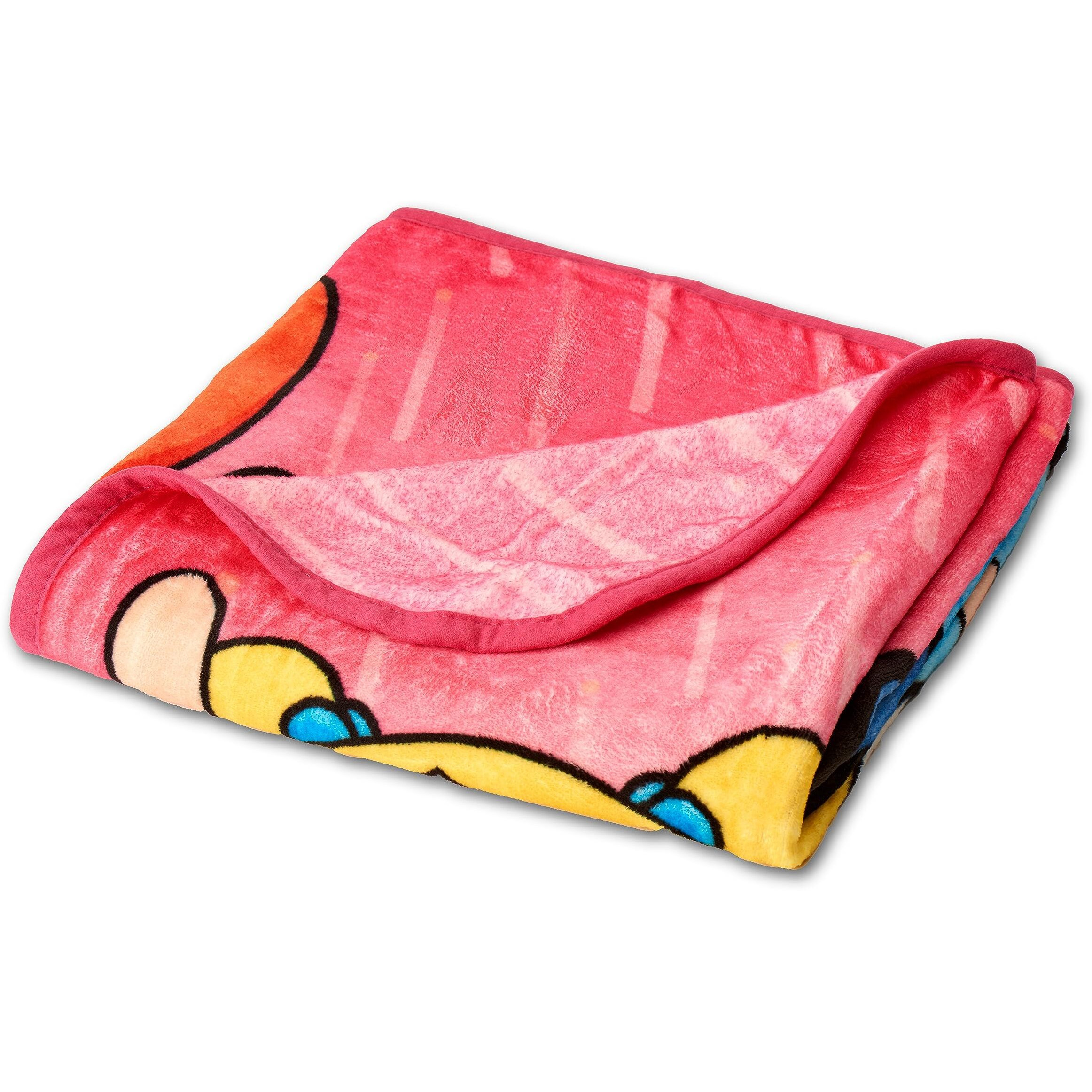 Northwest Cartoon Network Micro Raschel Throw Blanket Powerpuff Girls  Day Saved  46"" X 60""
