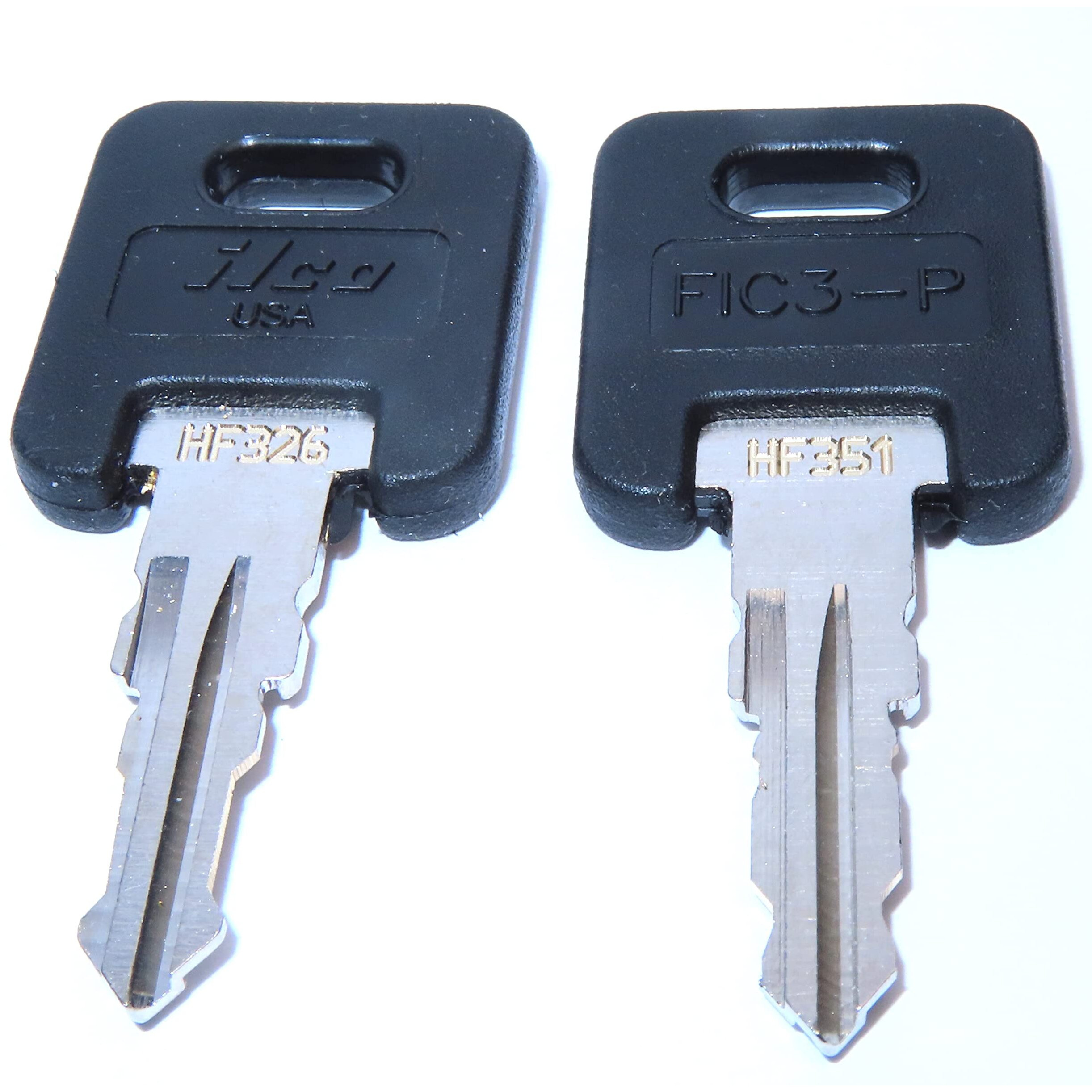 Rv Motorhome Trailer Keys Cut To Lock/Key Number From Hf326 T0 Hf351 Working Keys Travel Trailer Motor Home Toy Hauler Ilco Keys (Hf345)