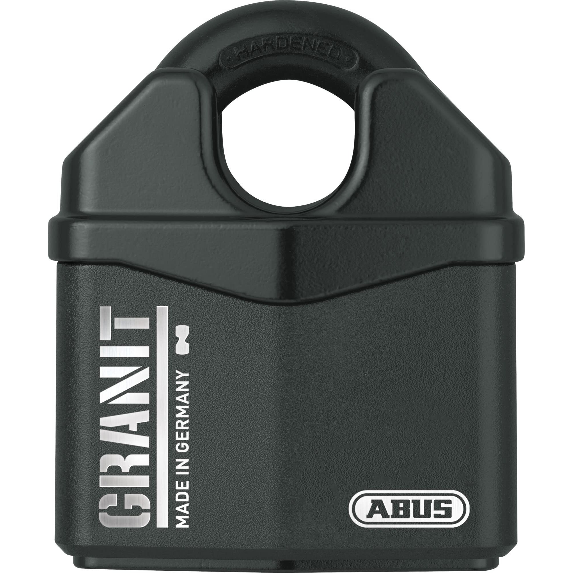 Abus Granit 37/80 Heavy Duty Hardened Steel Padlock - Closed Shackle Lock With 1/2"" Shackle - Corrosion Resistant Outdoor Lock - Made In Germany - Keyed Different