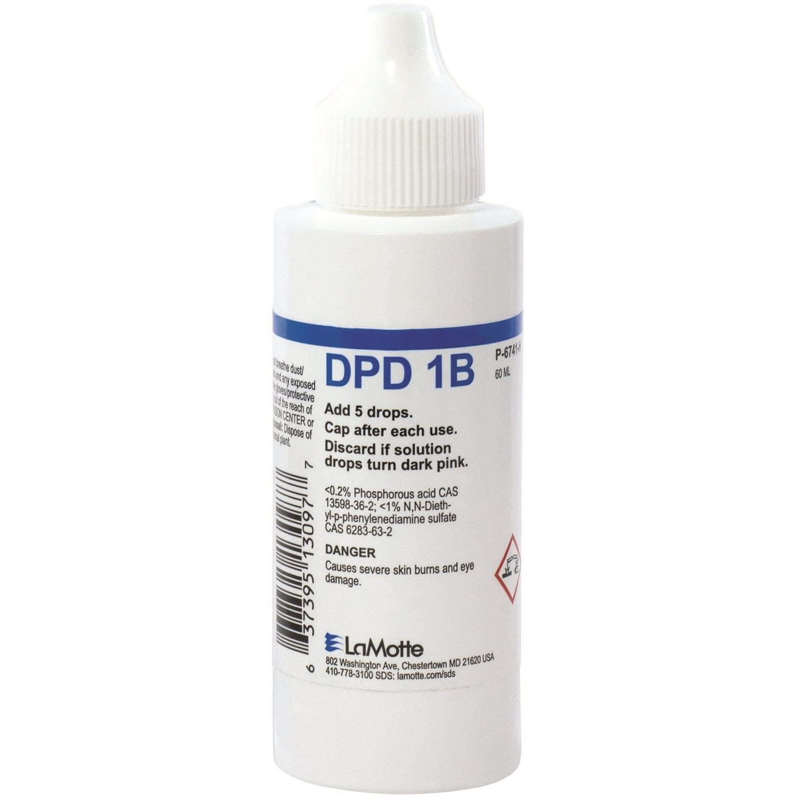 Lamotte P-6741-H Liquid Reagent  Dpd 1B  2 Oz.