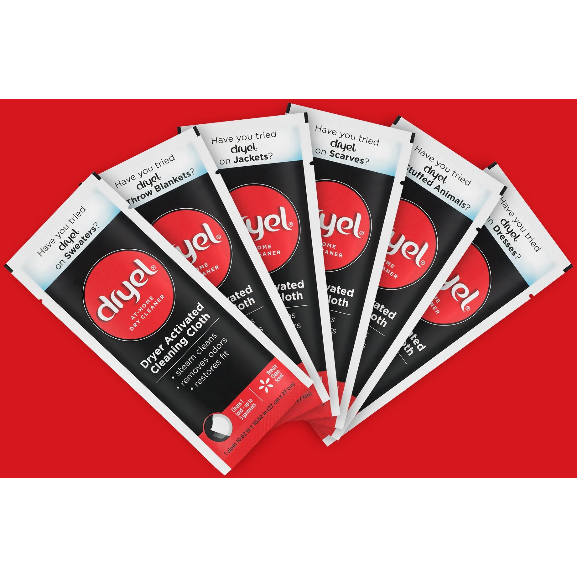 Dryel At-Home Dry Cleaner Starter Kit  Gentle Laundry Care For Special Fabrics And Dry-Clean-Only Clothes  6 Loads