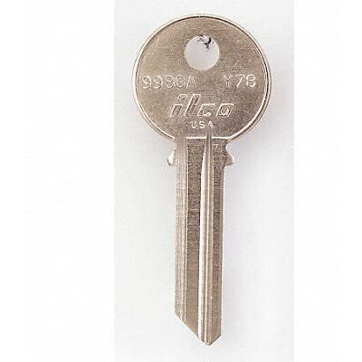 Key Blank  Brass  Type Y78  6 Pin  Pk10