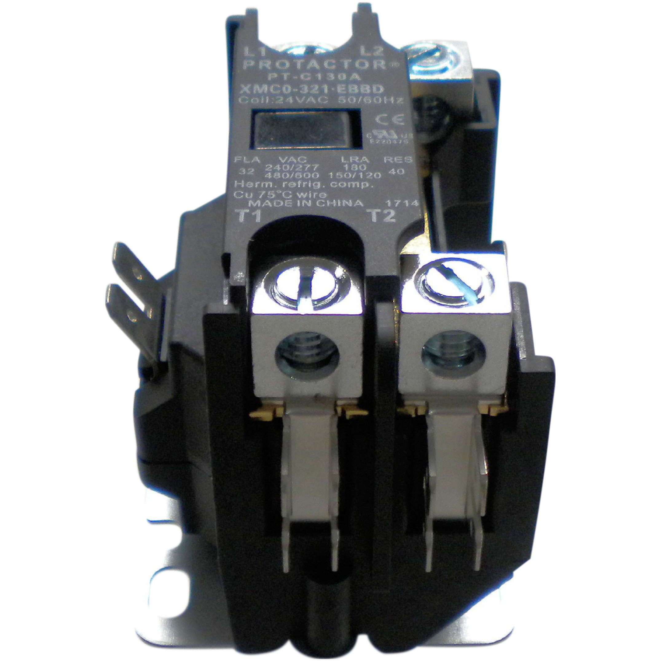 Onetrip Parts Contactor 1 Pole 32 Amp Protactor Heavy Duty Enclosed Replacement For Carrier Bryant Payne P282-0311