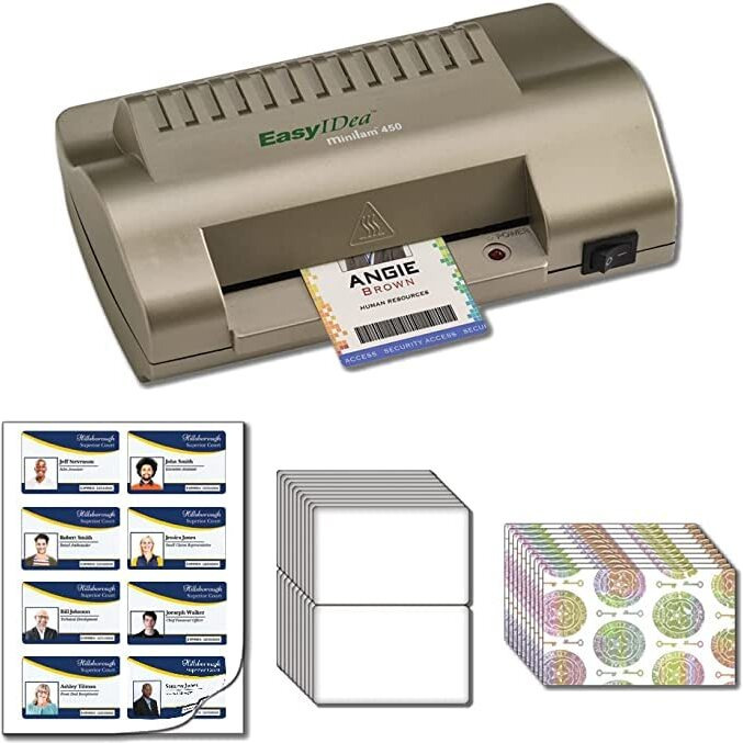Complete Print @ Home Kit | Makes 10 Pvc Like Id Cards | For Inkjet Printers