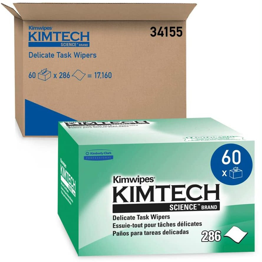Kimberly Clark Safety 34155 White Kimwipes Delicate Task Wipers  4.4"" X 8.4"" (Pack Of 280)