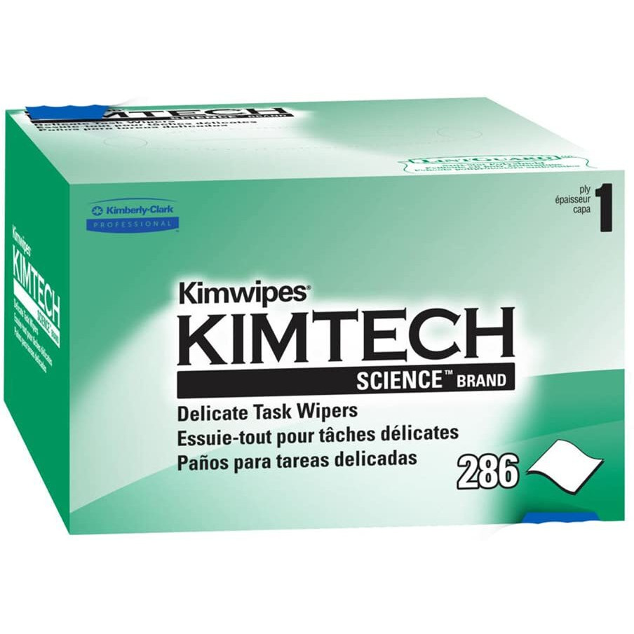 Kimberly Clark Safety 34155 White Kimwipes Delicate Task Wipers  4.4"" X 8.4"" (Pack Of 280)