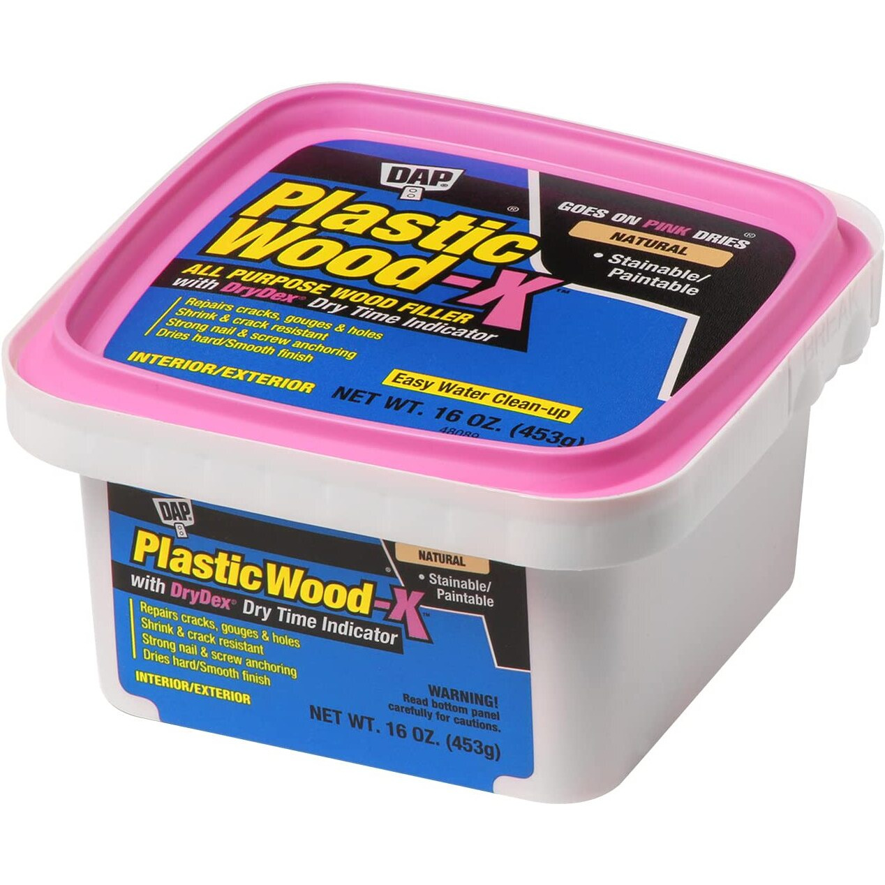 Dap 542 Series 00542 Pt Natural Plastic Wood-X W/Drydex  16 Oz