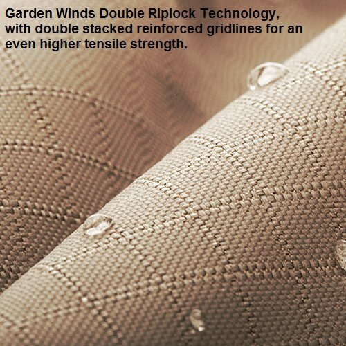 Garden Winds Replacement Canopy For The Hampton Bay Arched Pergola - Riplock 350 - Nutmeg