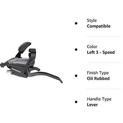 Shimano St-Ef500 3-Speed Left Brake/Shift Lever