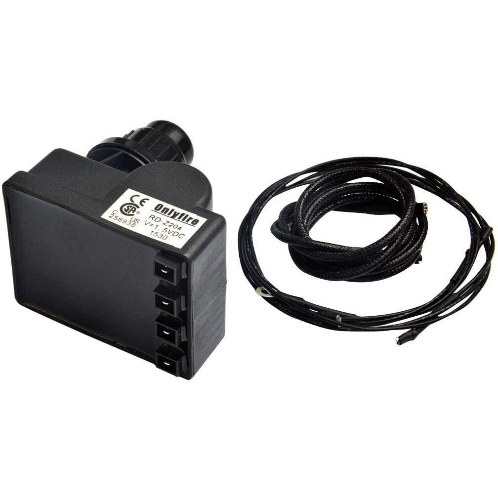 Only Fire Universal Fit 4-Spark Electronic Push Button Igniter Kit For Most Grills  Black
