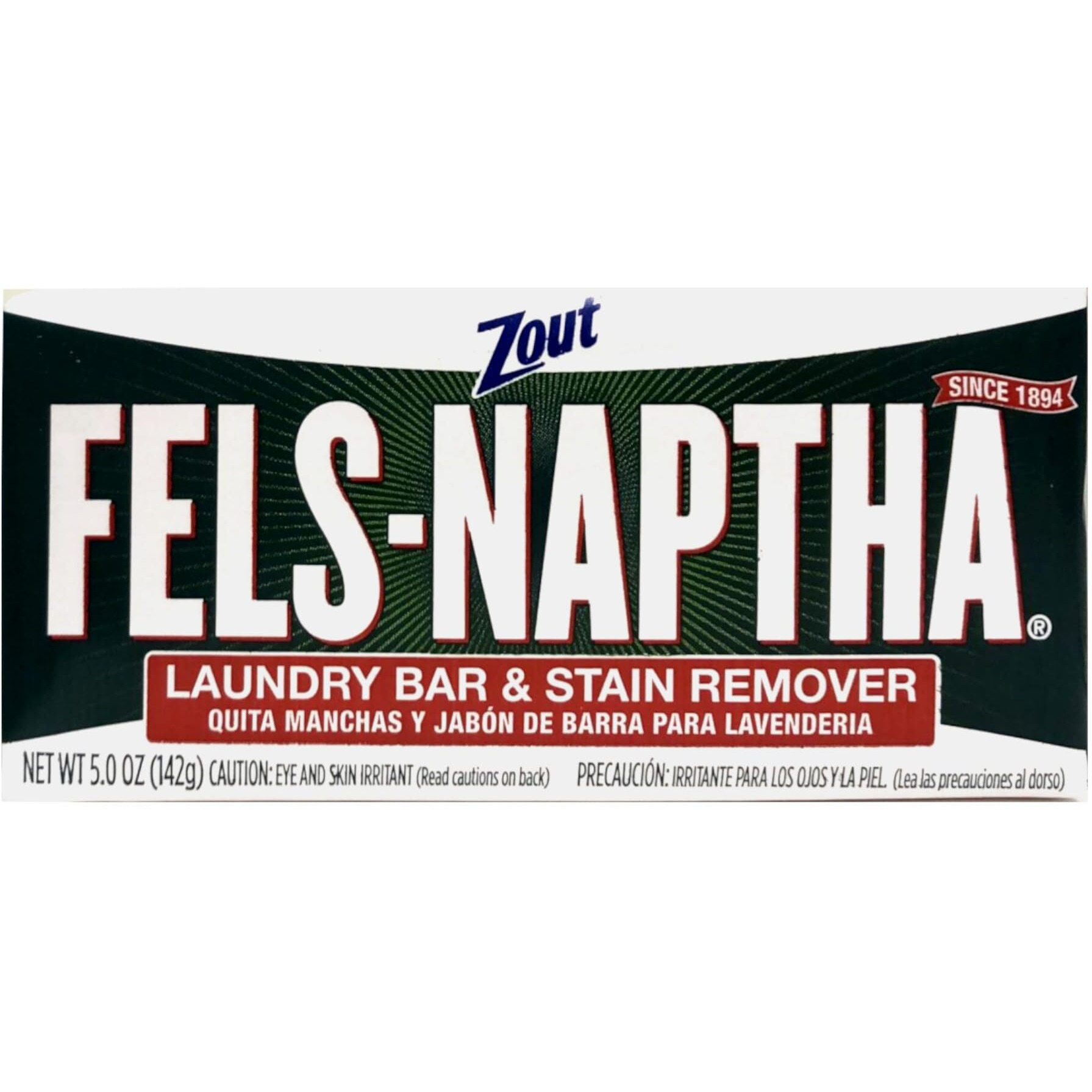 Fels Naptha Laundry Soap Bar & Stain Remover - Pack Of 2 By Fels Naptha