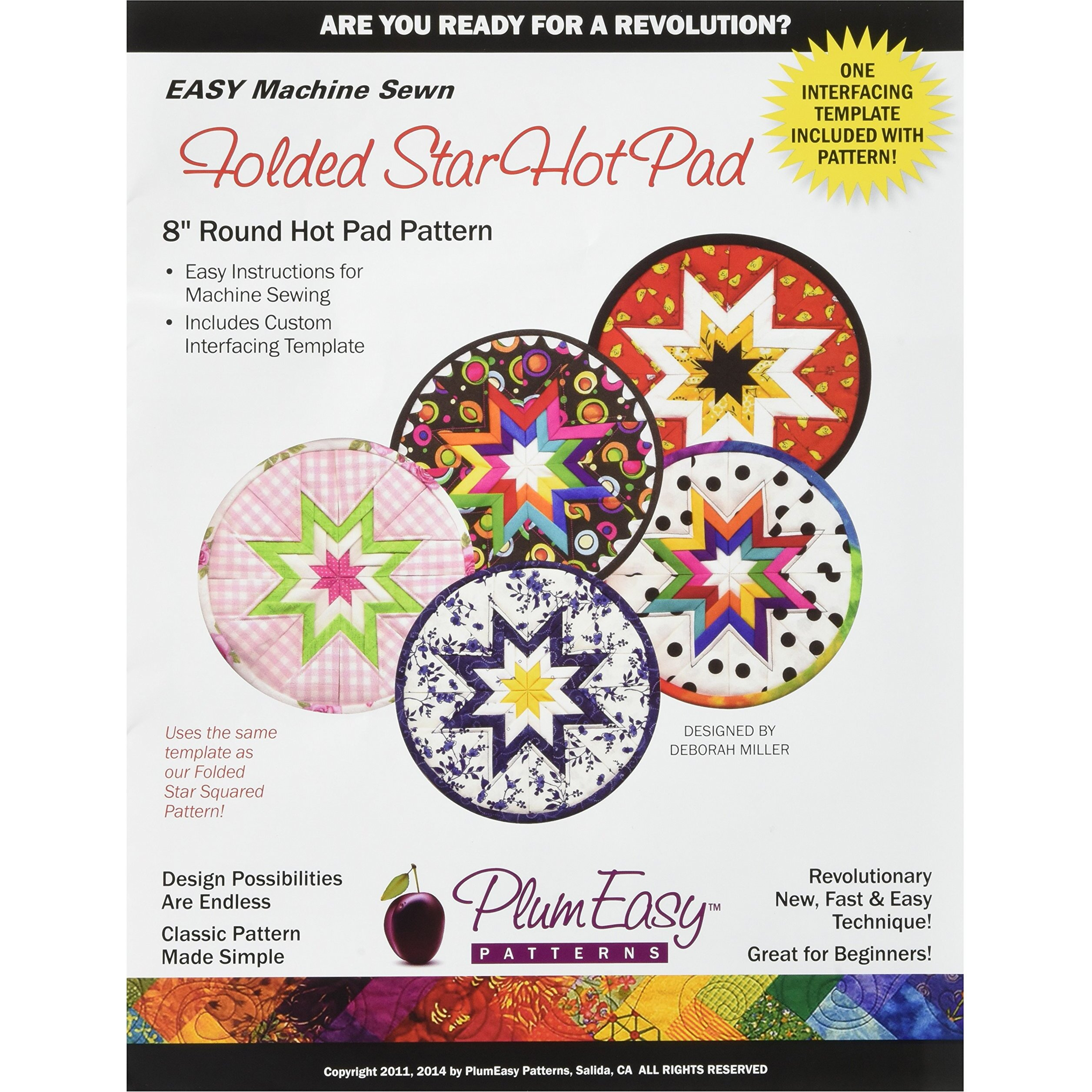 Plumeasy Patterns Rounded Folded Star Hot Pad