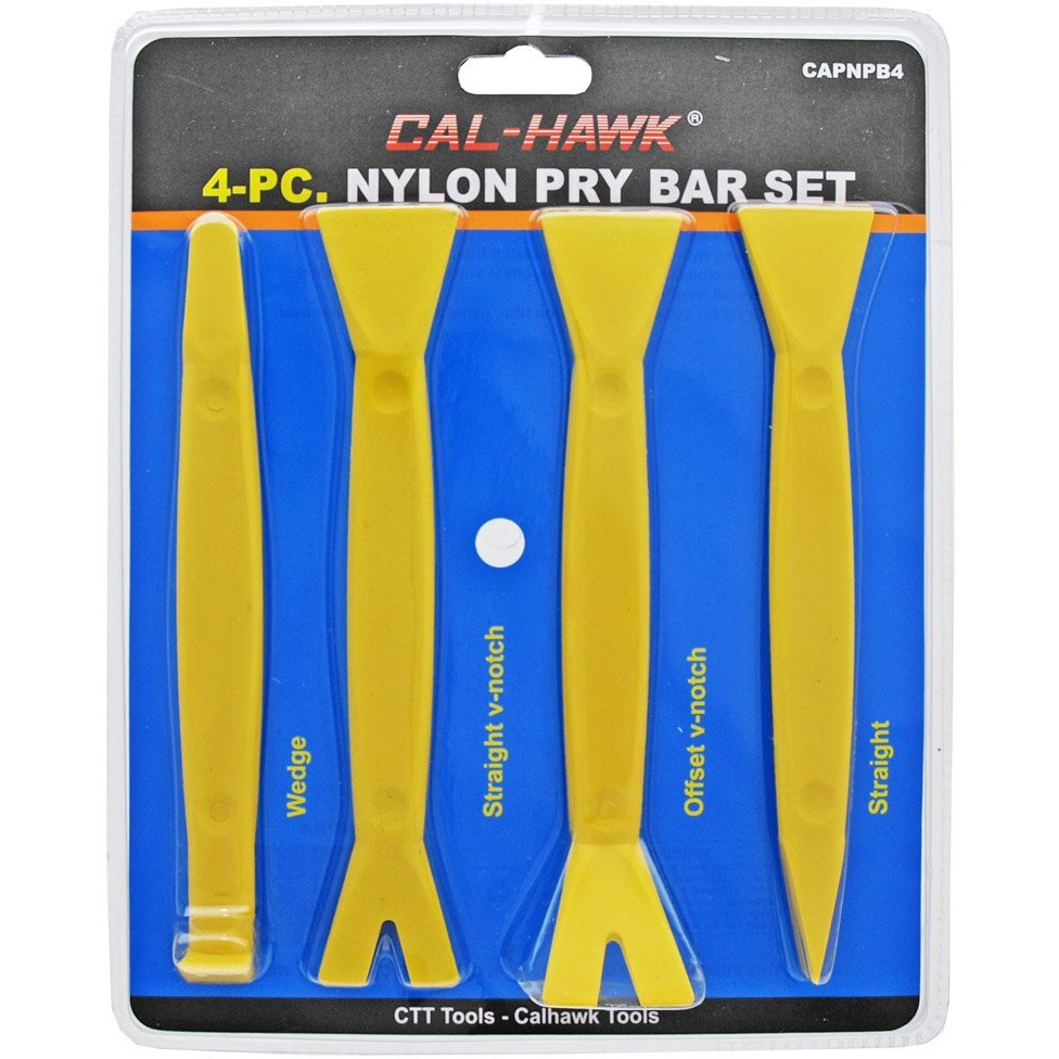 Cal Hawk Tools Capnpb4 Nylon Pry Bar Set