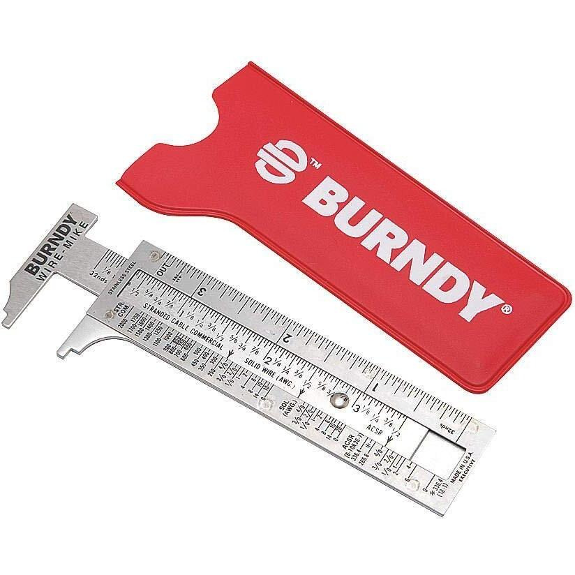 Burndy Wire Measuring Gauge