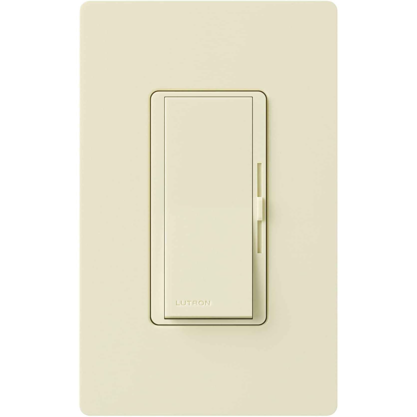 Lutron Diva Dimmer Switch For Incandescent Bulbs  1000-Watt/Single-Pole Preset  Dv-10P-Al  Almond