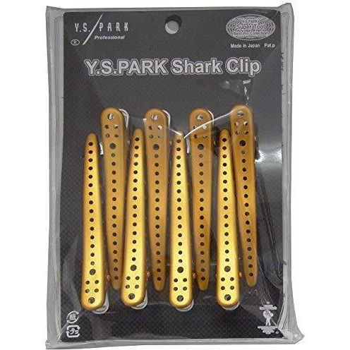 Ys Park Clip Shark - Gold Metal 8 Pieces