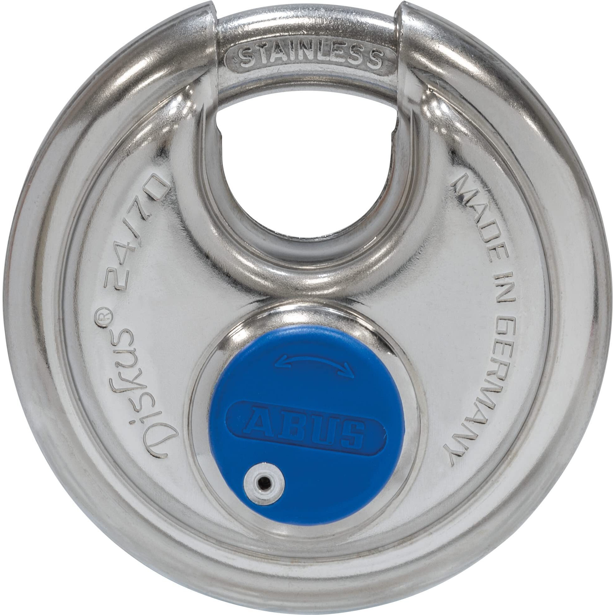 Abus 24/70 Diskus Stainless Steel Padlock Keyed Alike