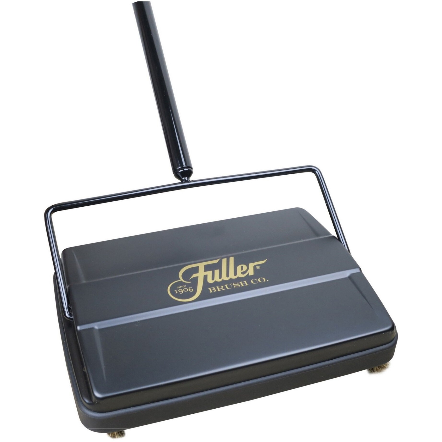 Fuller Brush 17027 Carpet & Floor Sweeper- Mini Stick Cleaner For Hardwood Surfaces  Wood Floors  Laminate  Tile- Small & Portable For The Home Or Office - Cleans Dust Pet Hair- Electrostatic & Silent
