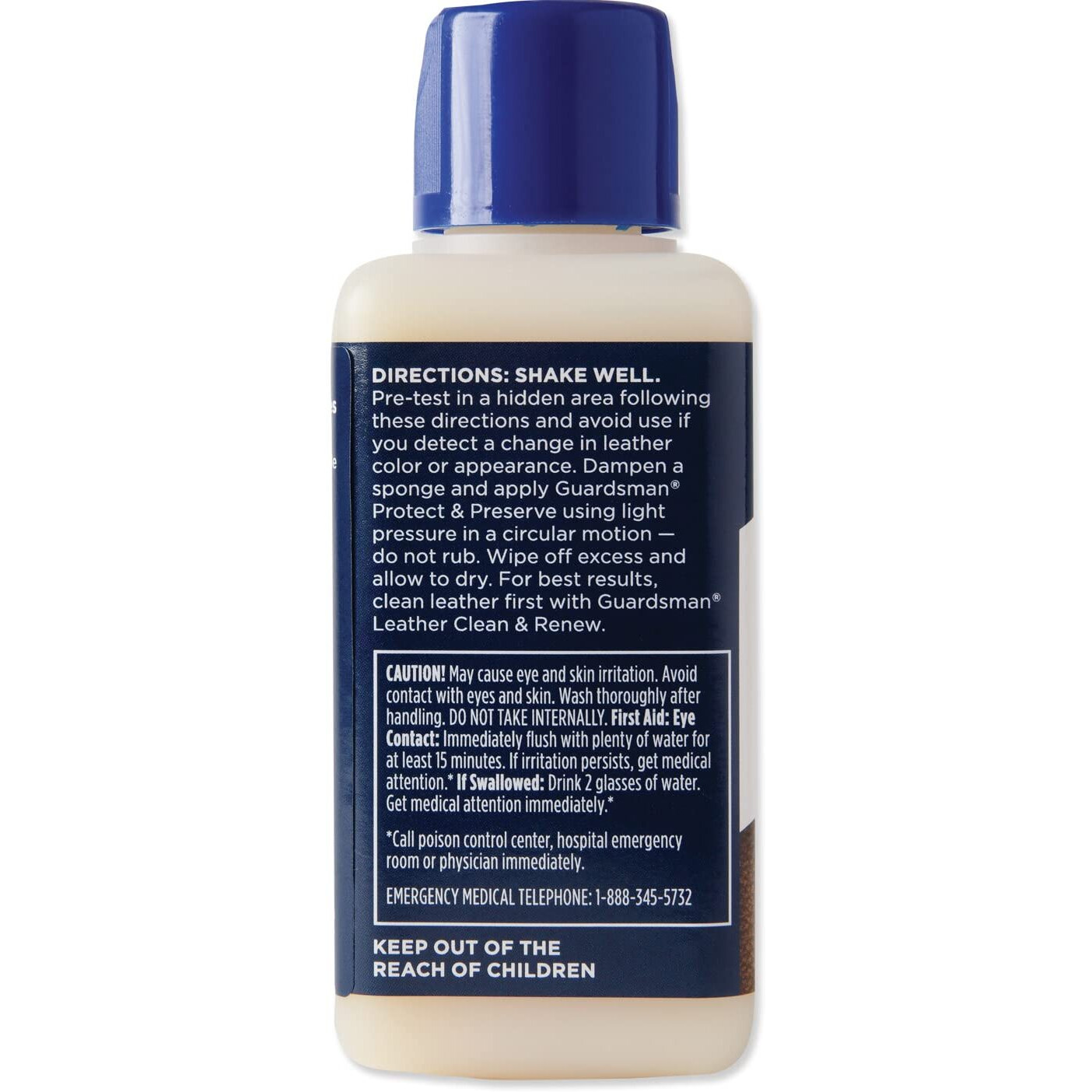 Guardsman Protect & Preserve Leather Protector For Leather Furniture & Car Interiors | Small Leather Goods And Leather Shoe Cleaner  8.4 Fluid Ounces