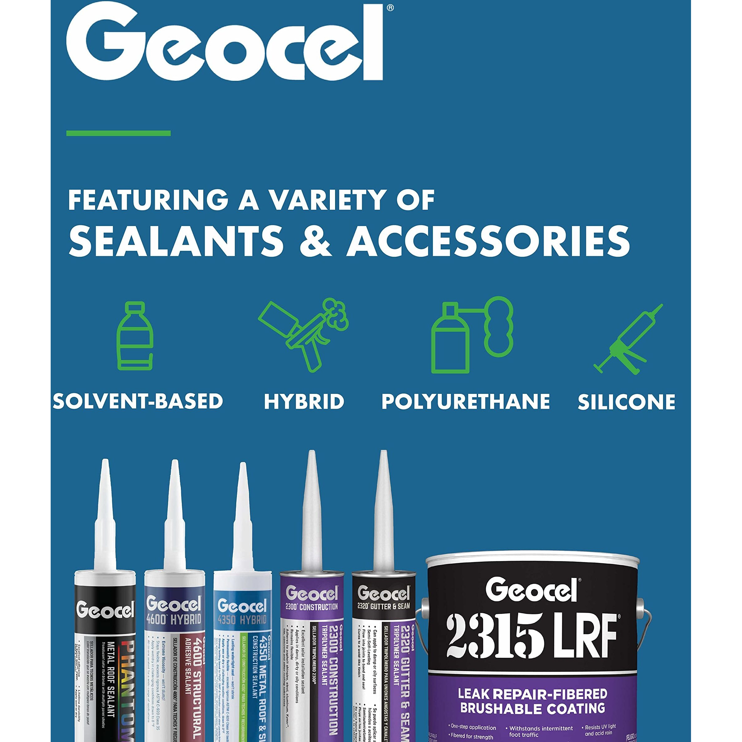 Geocel 28103 Pro Flex Black Rv Flexible Sealant - 10 Oz. (Gc28103)