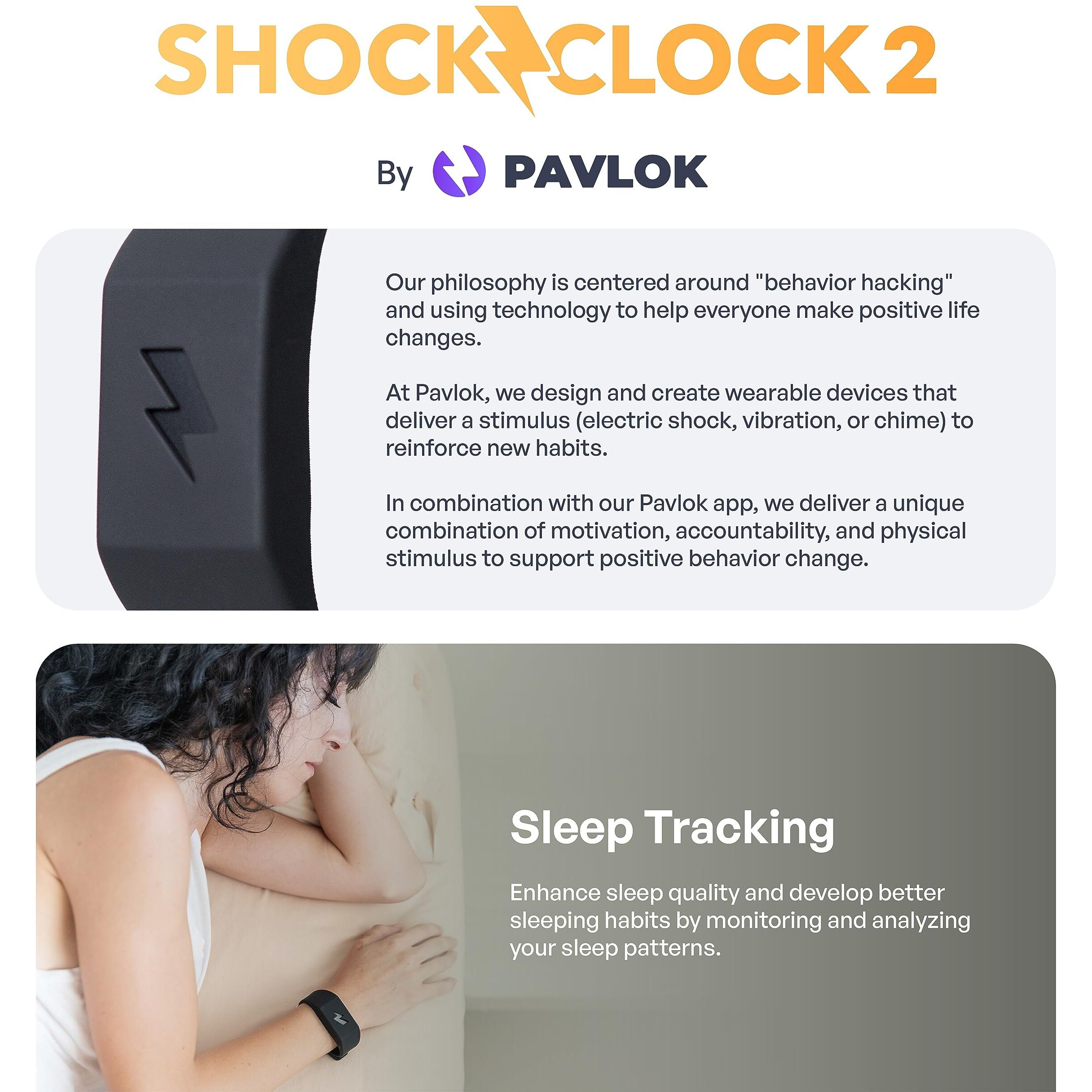 Shock Clock - The Ultimate Silent Alarm For Heavy Sleepers  Hard Of Hearing  Couples  And Shift Workers - Wake Up On Time  Create Better Habits