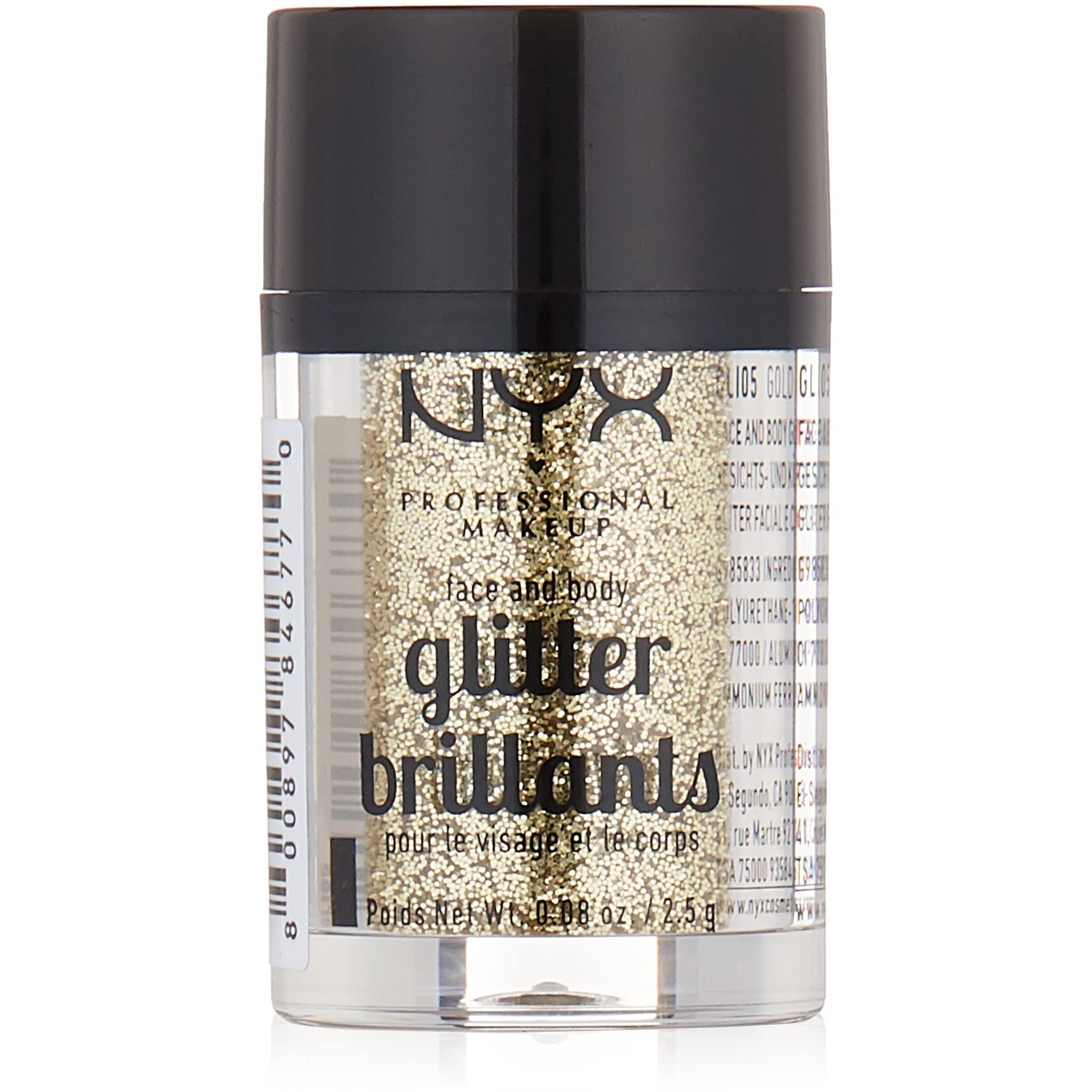 Nyx Cosmetics Face & Body Glitter Gold
