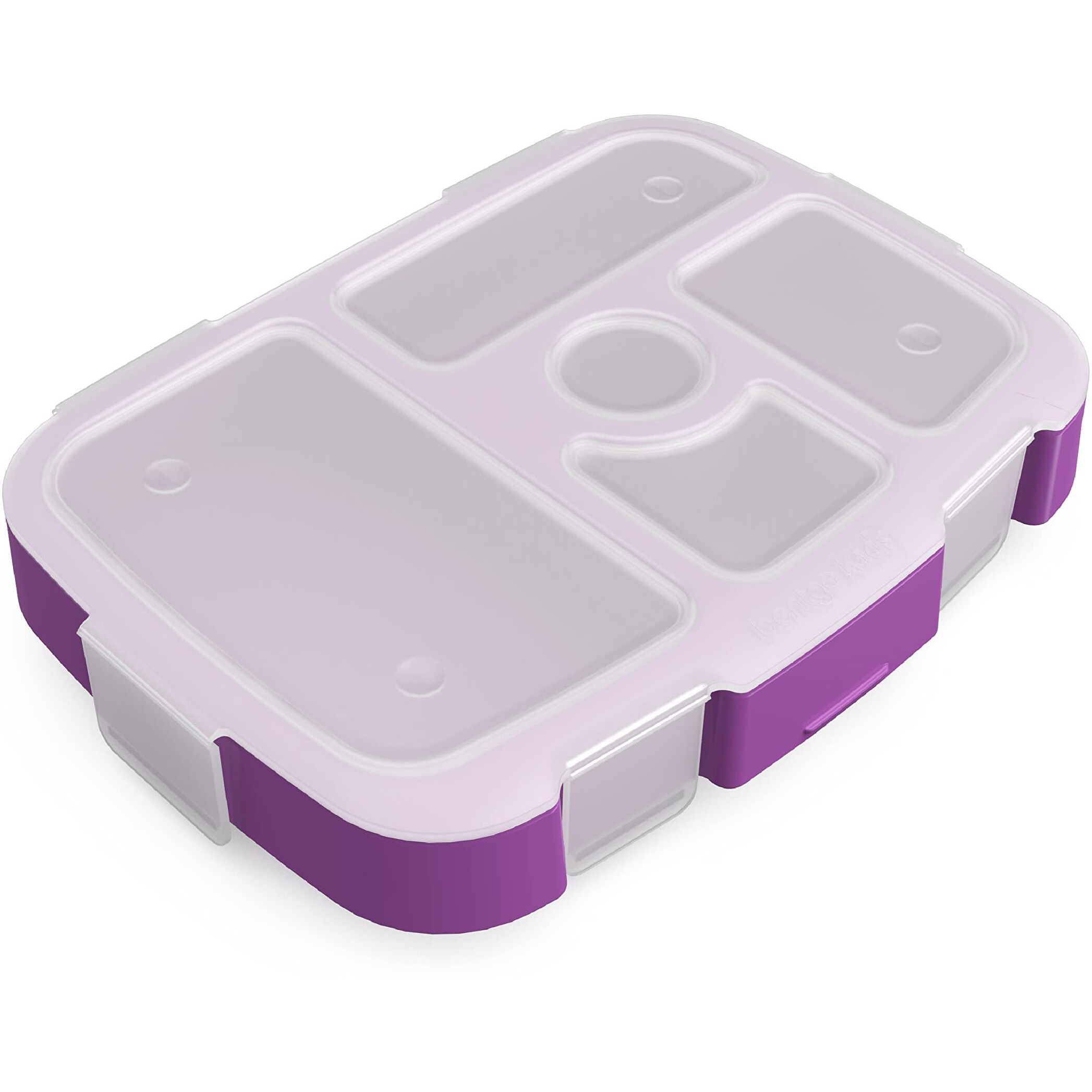Bentgo Kids Tray With Transparent Cover (Purple)