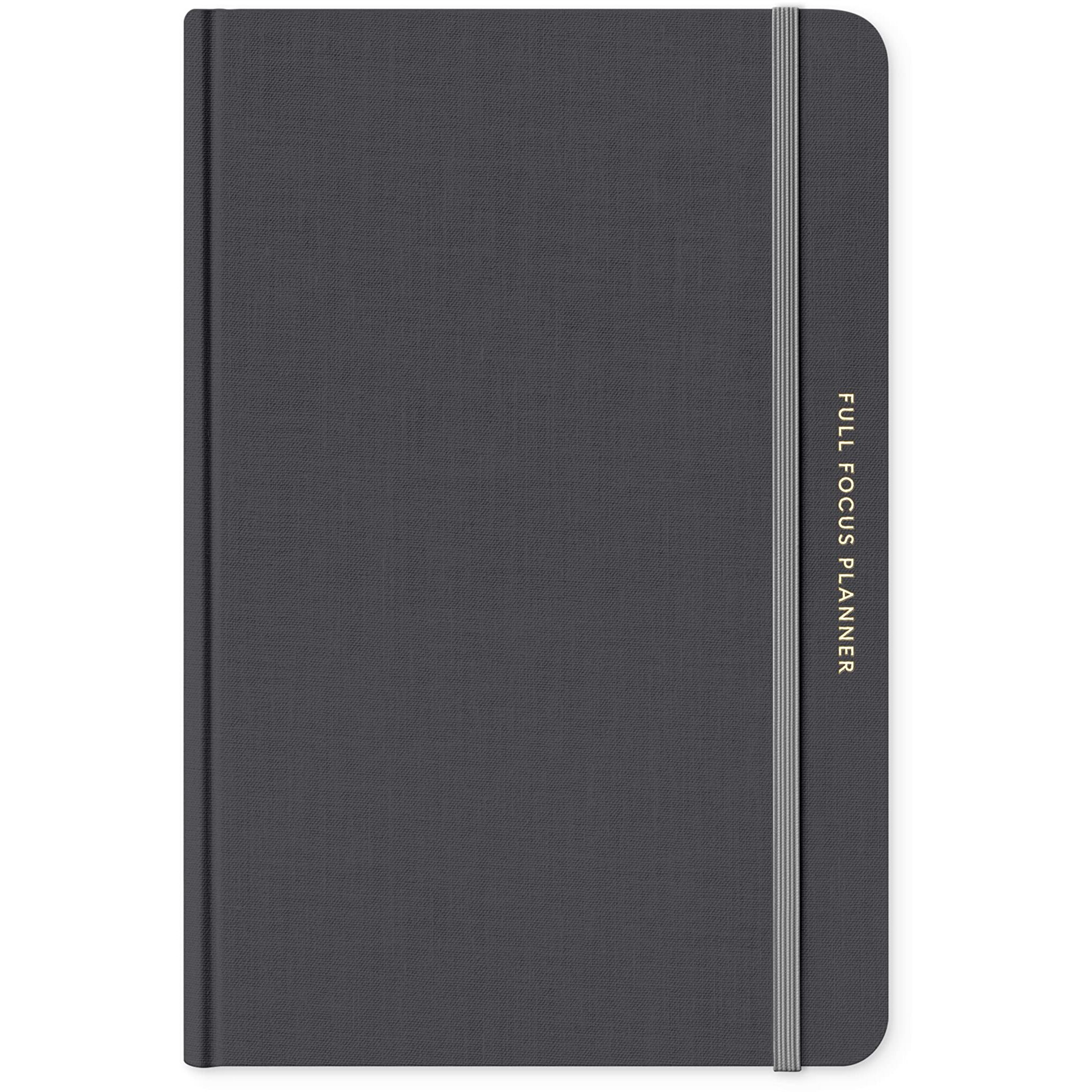 Full Focus Gray Linen Planner By Michael Hyatt - The 1 Daily Planner To Increase Focus  Eliminate Overwhelm  And Achieve Your Biggest Goals - Hardcover
