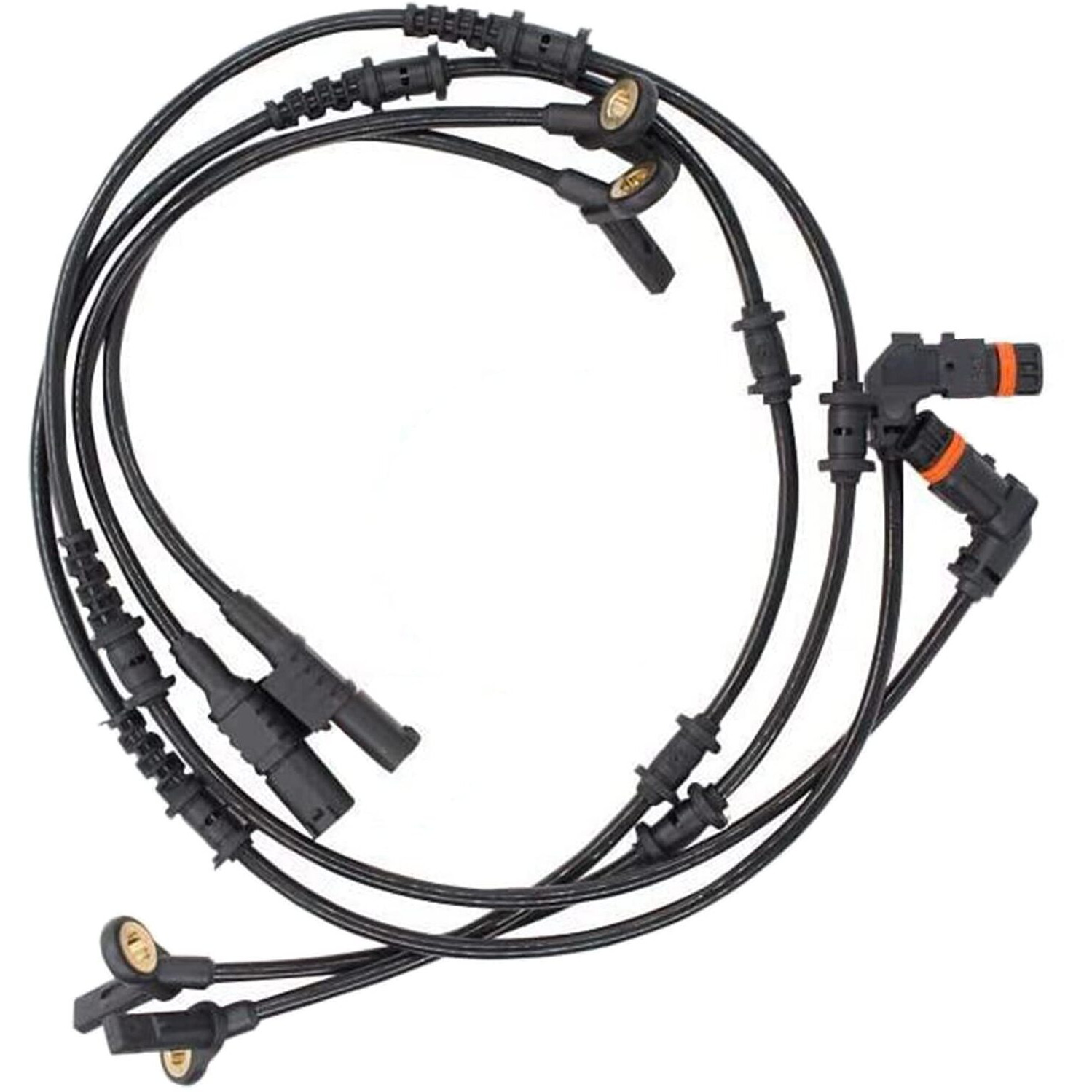 Motoku 4 Pcs Front Rear Left Right Abs Wheel Speed Sensor For W164 Ml350 Ml320 R320