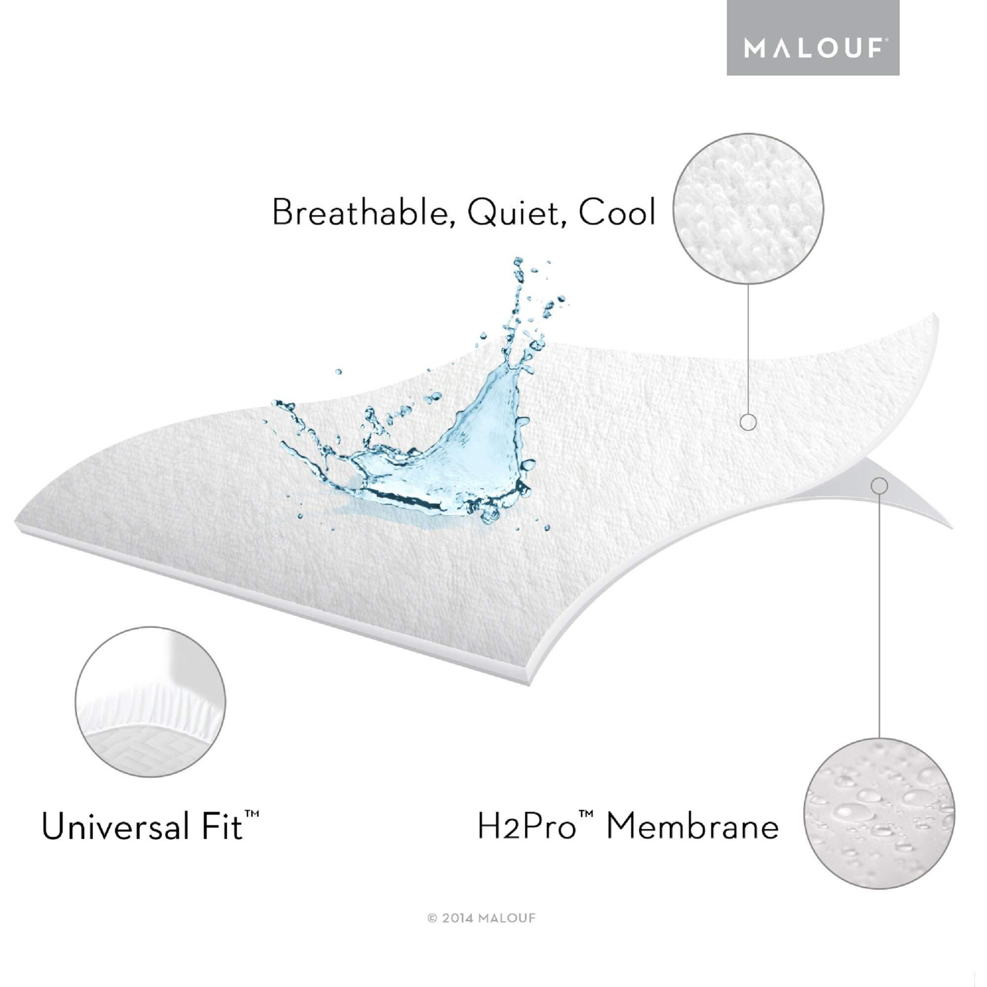 Sleep Tite Non-Staining 99.99% Waterproof Mattress Protector - 15-Year U.S. Warranty - Vinyl Less - King